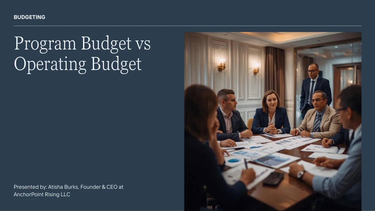 Program Budget vs. Operating Budget: Why Confusing Them Is a Strategy Problem, Not Just a Finance Problem