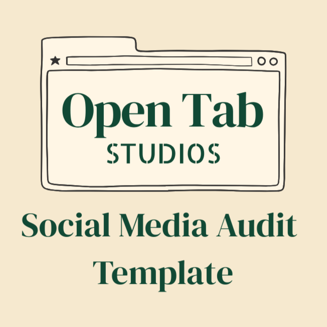 Social Media Audit Template