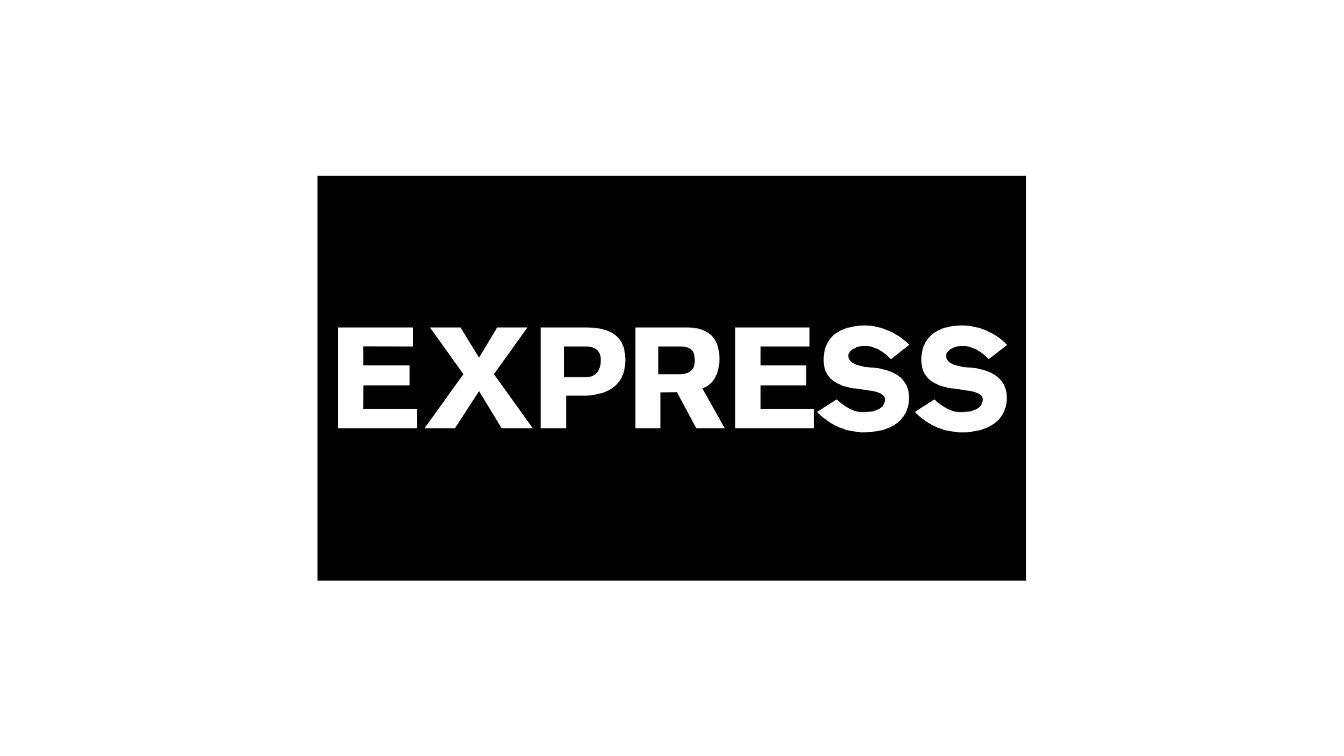 The word 'EXPRESS' written in white capital letters on a black background.