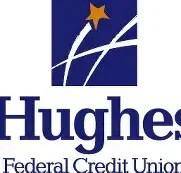 Hughes Federal Credit Union logo with a star and swoosh design.