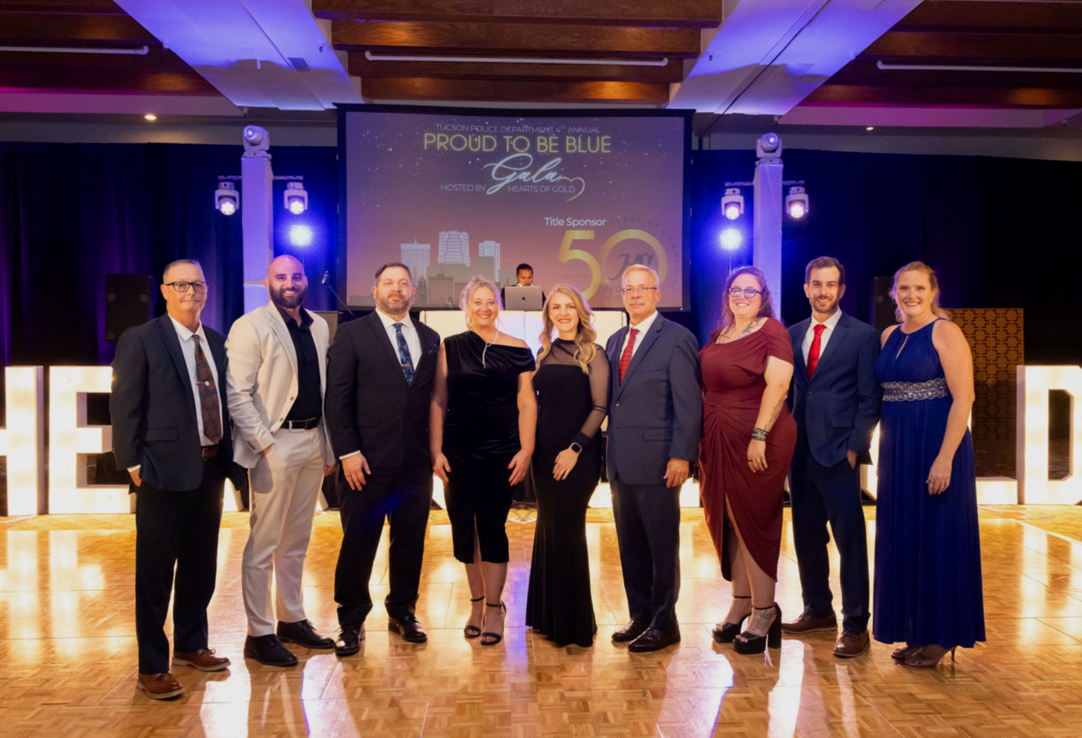 Hearts of Gold Proud to be Blue Gala