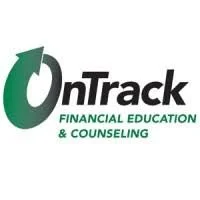 OnTrack logo with a circular arrow, and text 'OnTrack Financial Education & Counseling'