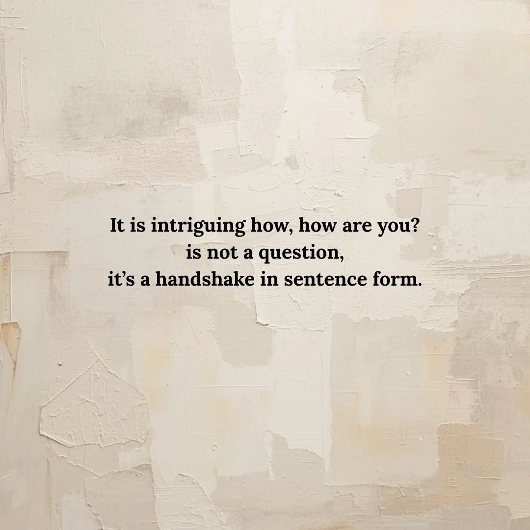 How are you?
#poetry #poem