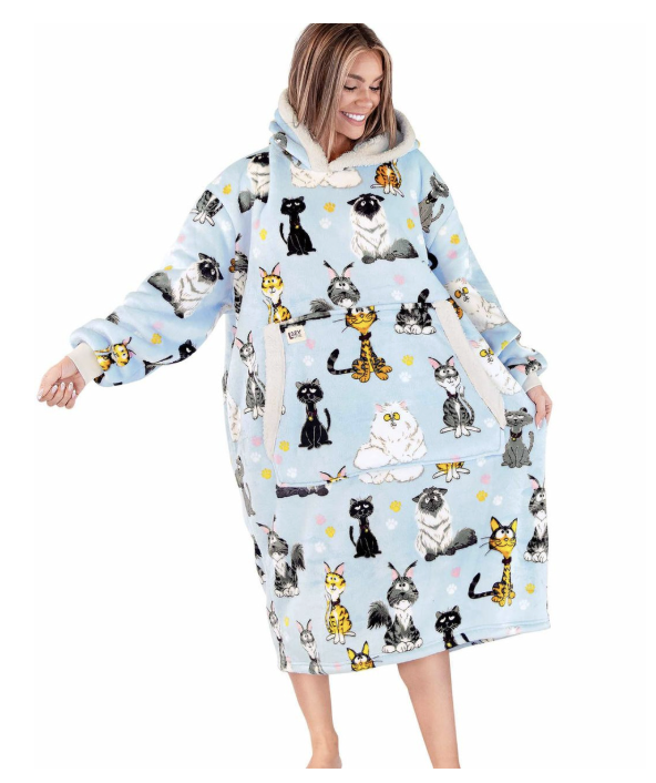 Cattitude Blanket Sleeper