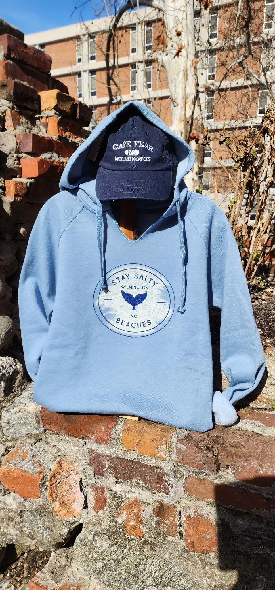 Stay Salty V-Neck Hoody