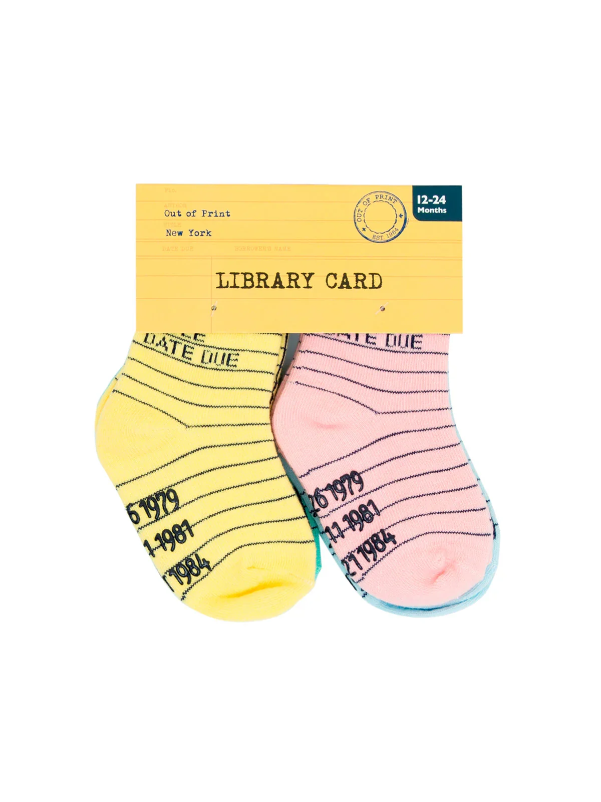 Library Card Children's Socks Pack