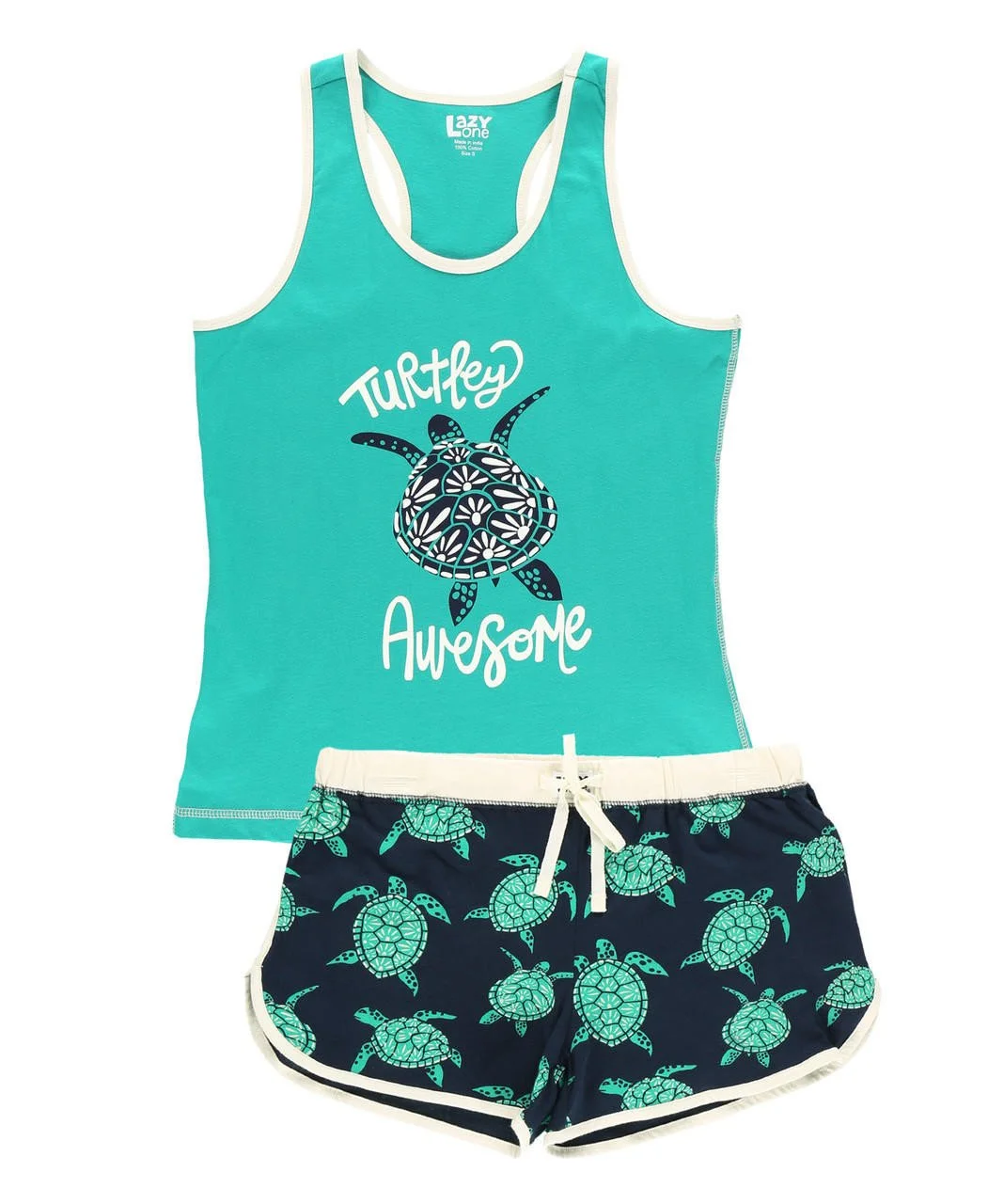 Turtely Awesome Tank Top and Shorts