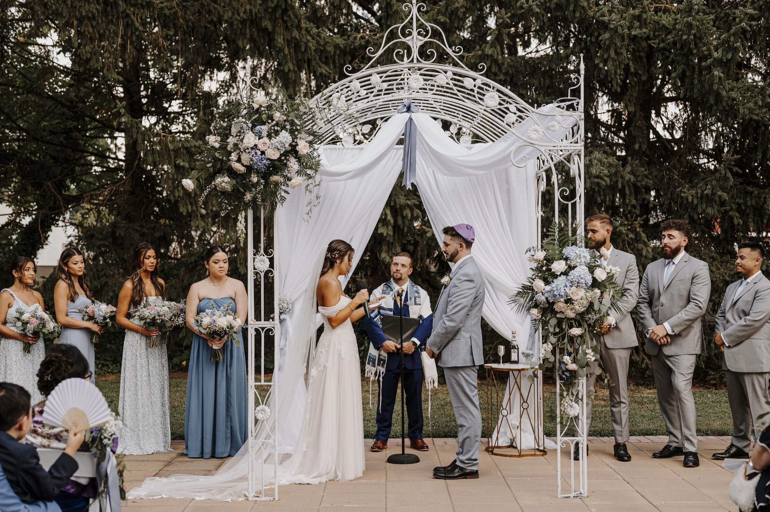 Bride and groom ceremony 