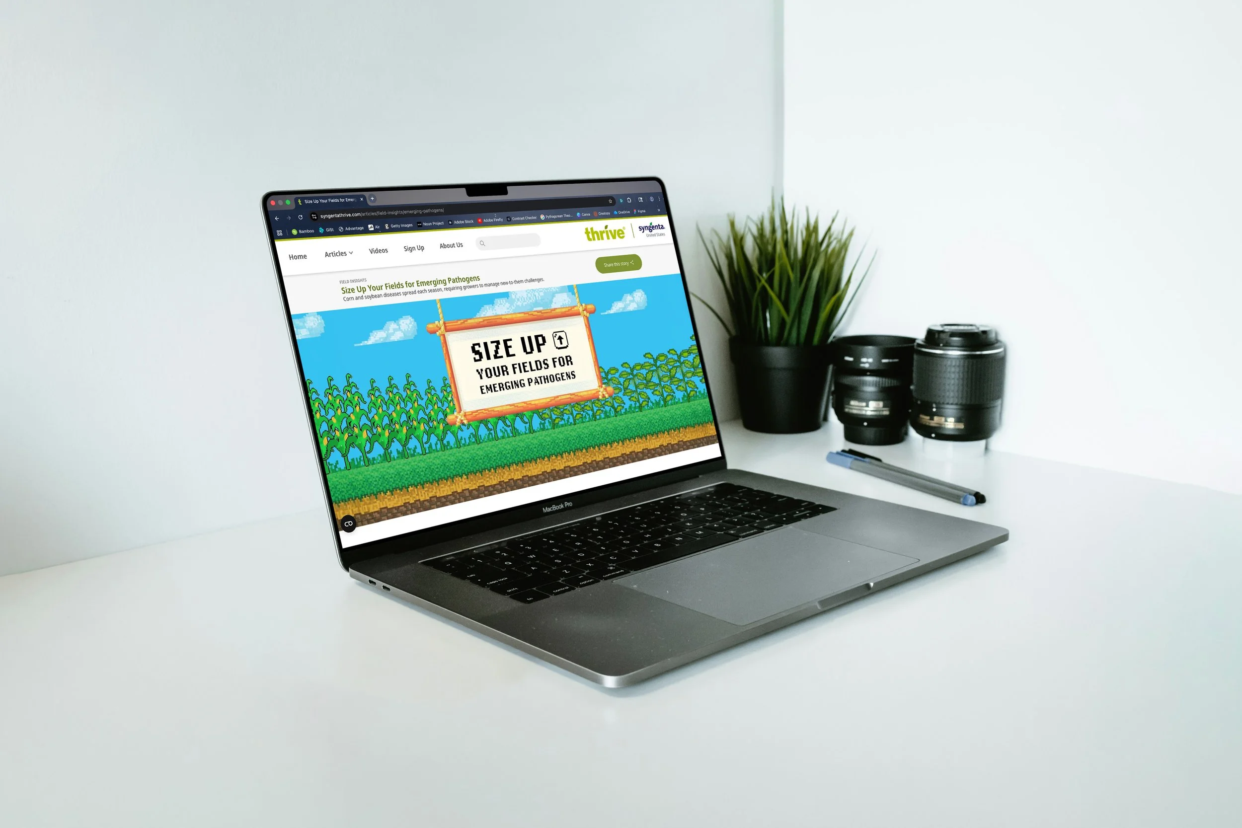 Thrive Article Social Media Campaign