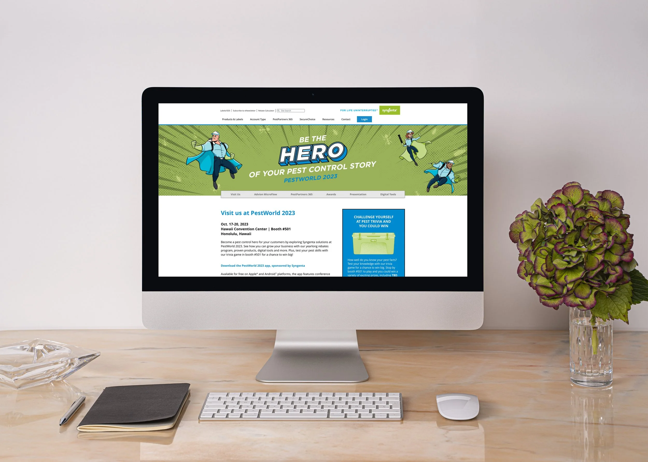 PestWorld Landing Page