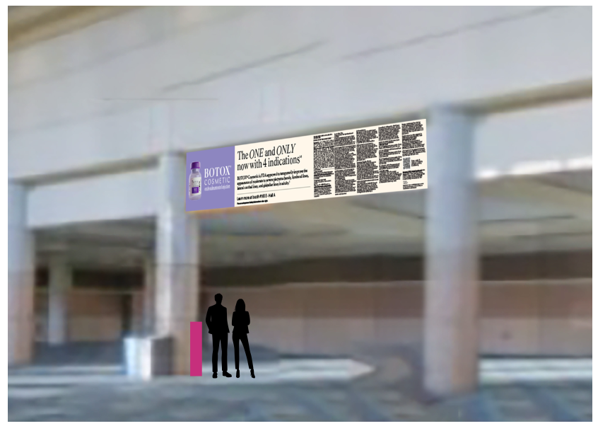 BOTOX® cosmetic AAD conference entrance banner