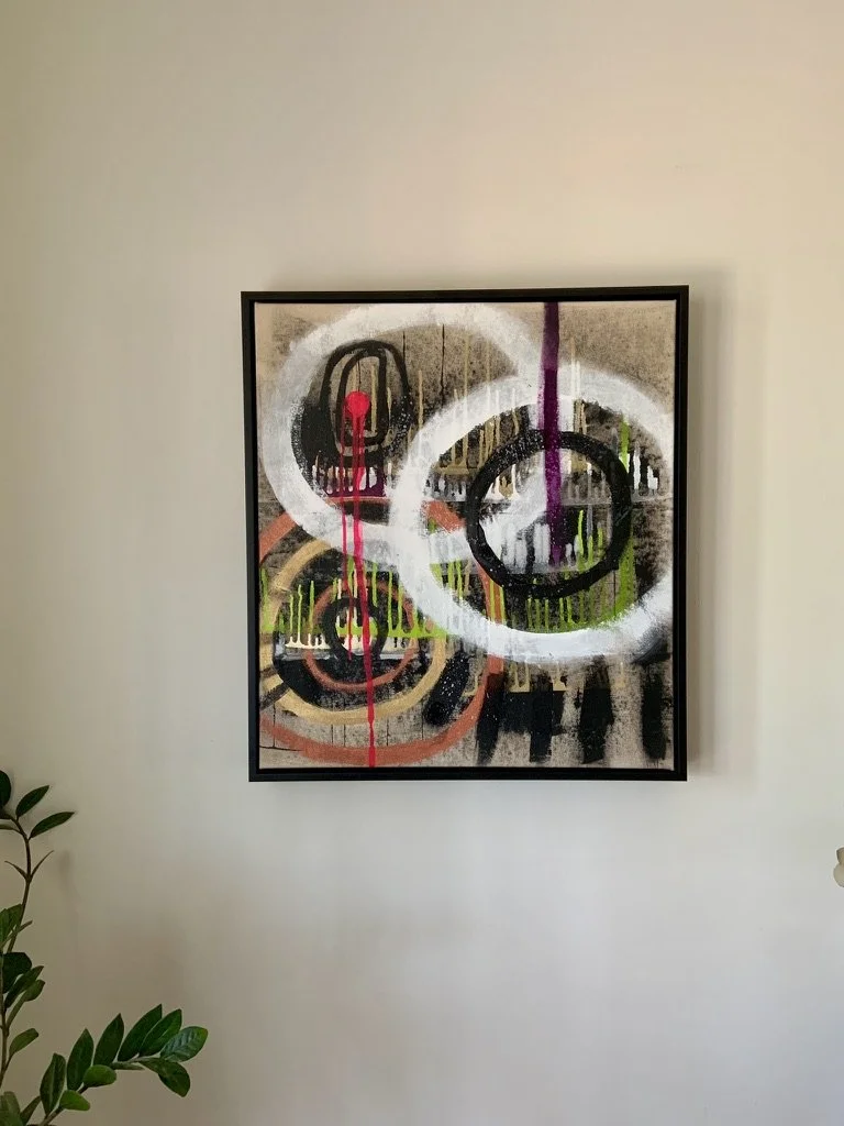 Upside Down - Original Artwork on Canvas - 26"x29"