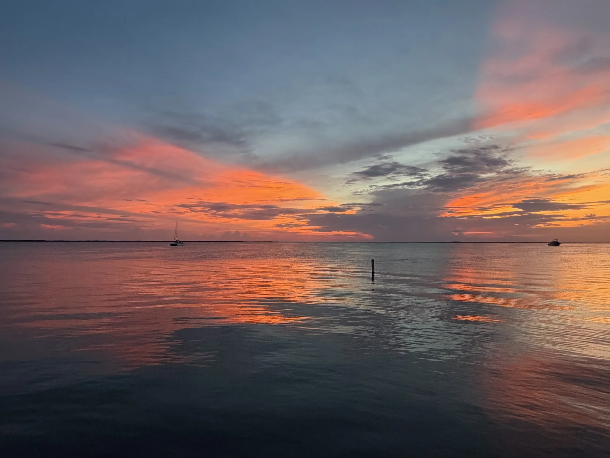 Moon Bay in Key Largo is known for its incredible sunsets over Blackwater Sound, making it the perfect place to relax after a day of boating, fishing, diving, or exploring the Florida Keys.