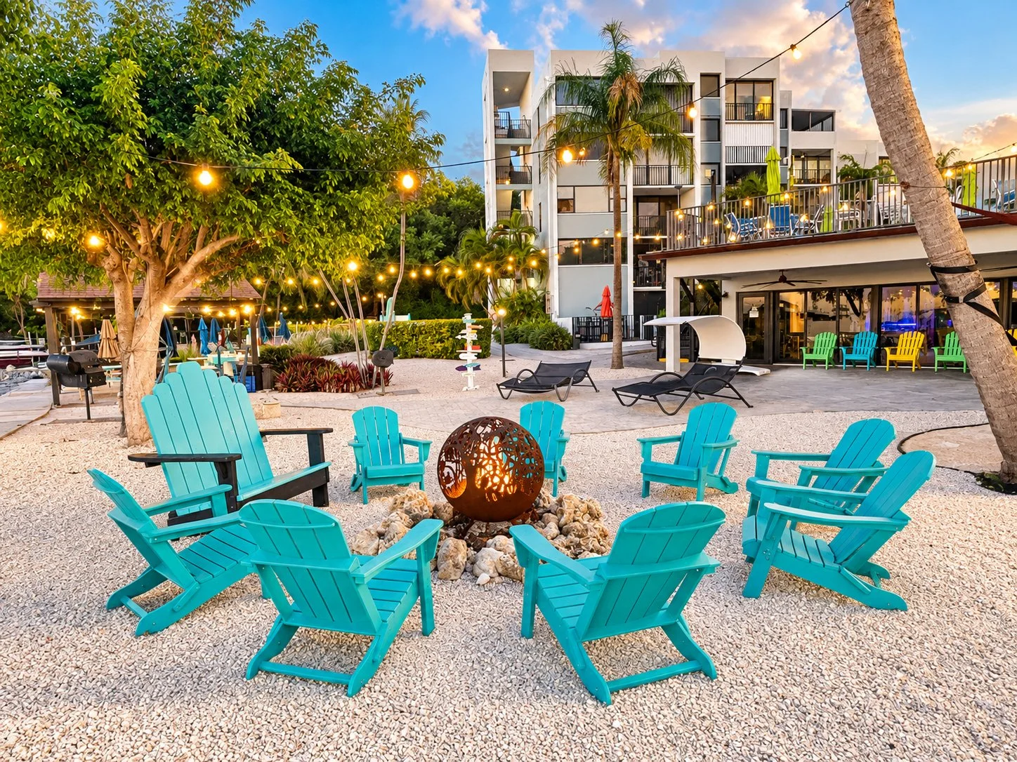 Tropical Resort Firepit at Golden Hour(1).jpg