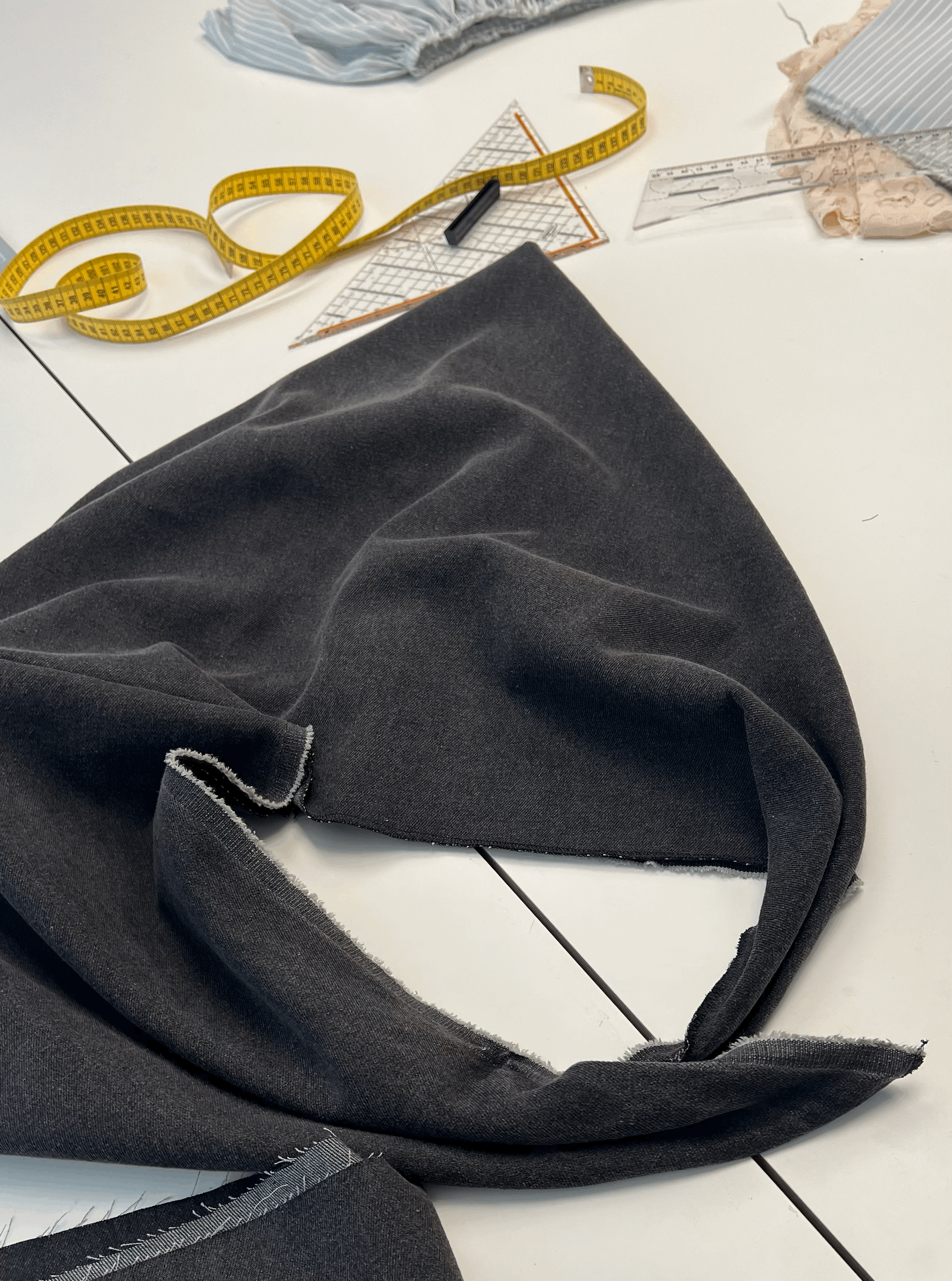 start with a rectangle - try sewing
