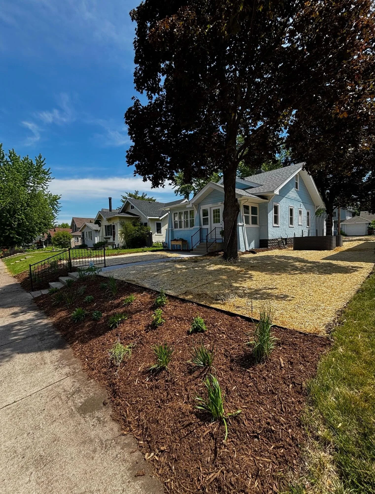 From full demo to full bloom 🌱

We started by clearing everything out and rebuilding the space from the ground up. This project included a bee lawn, raised vegetable gardens, and natural stone pathways to tie it all together.

This client had a grea