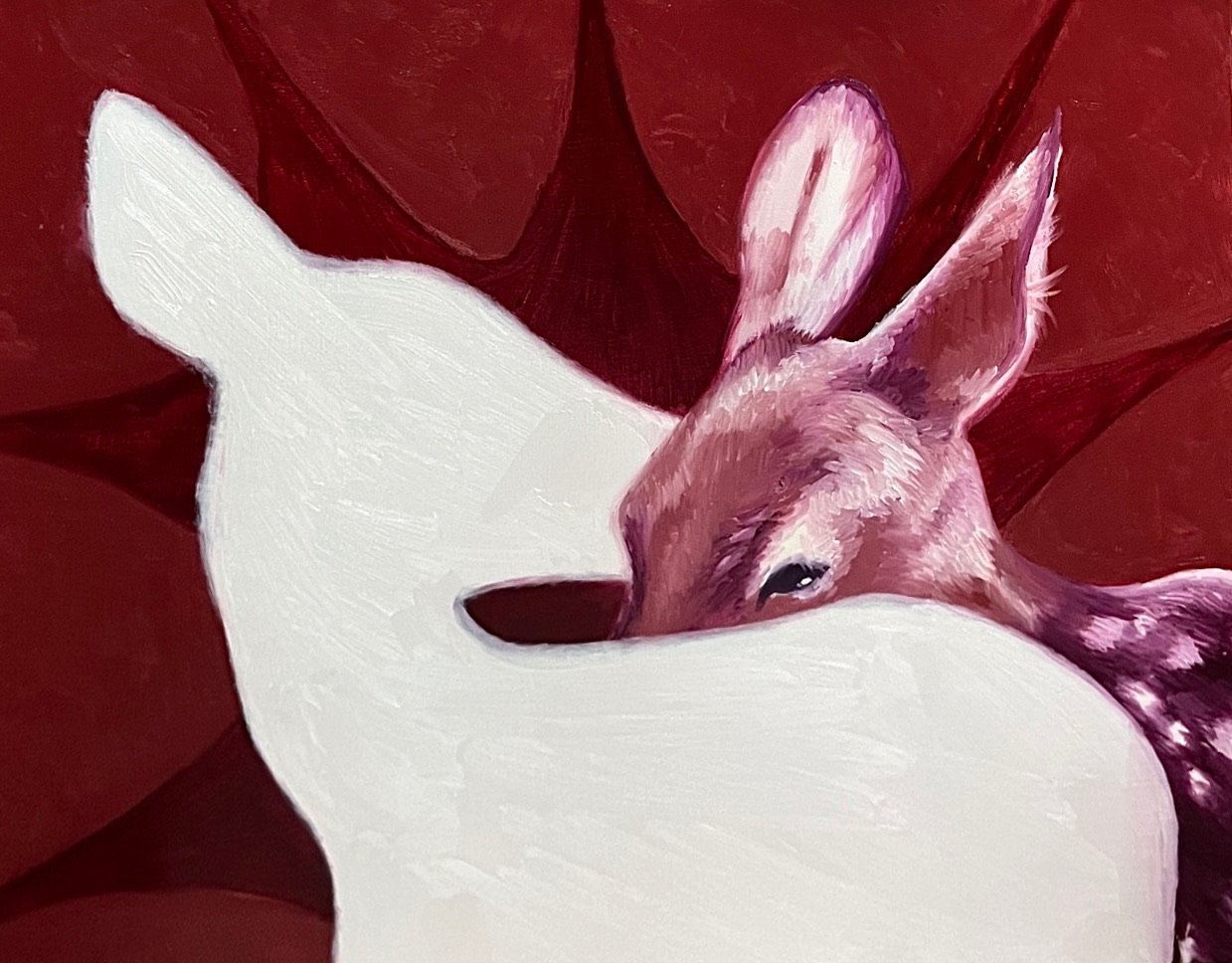 "Anniversary Dreams", 2025, 11" x 13", oil paint on paper