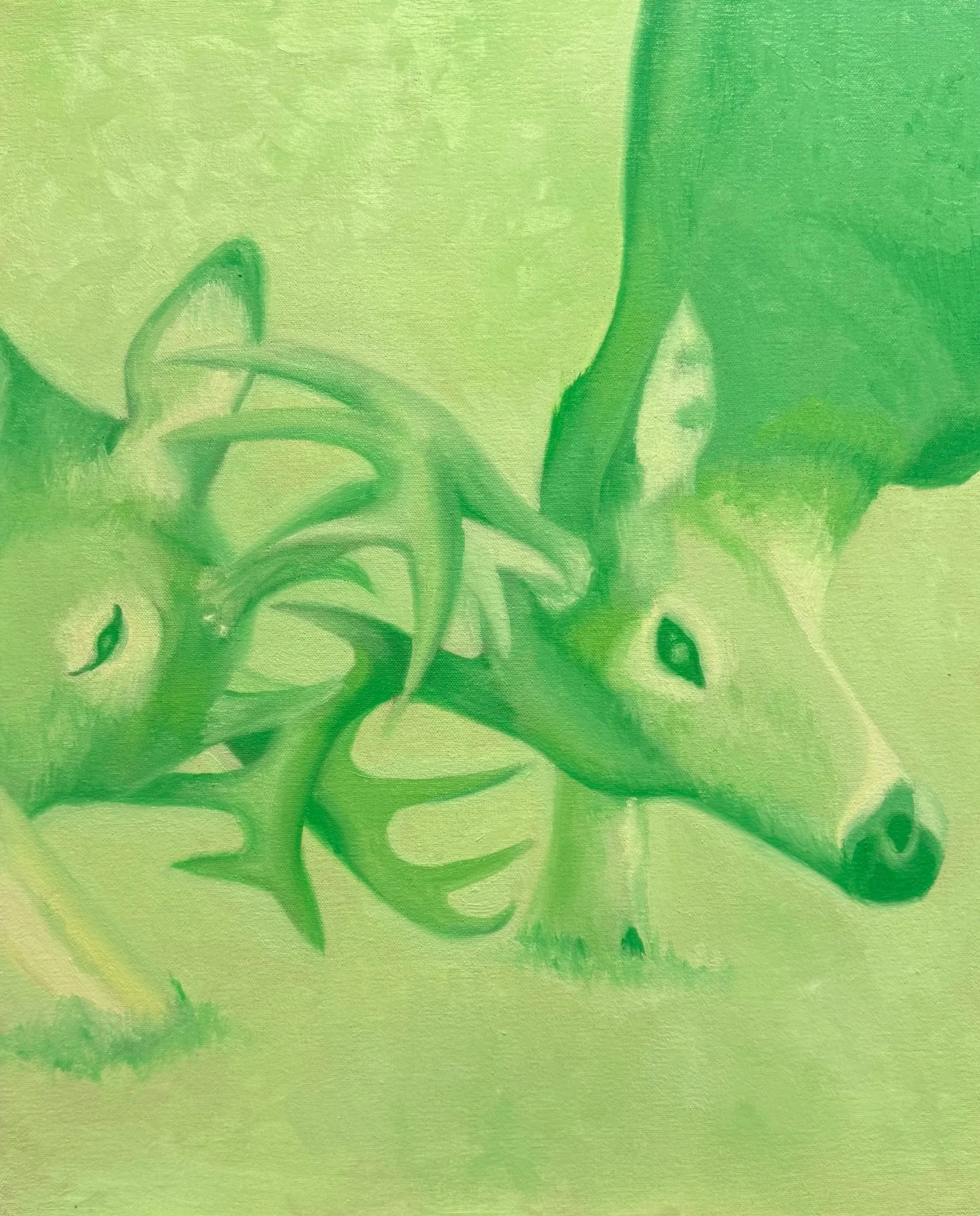 "Took It Too Far", 2025, 20" x 16", Oil on Canvas