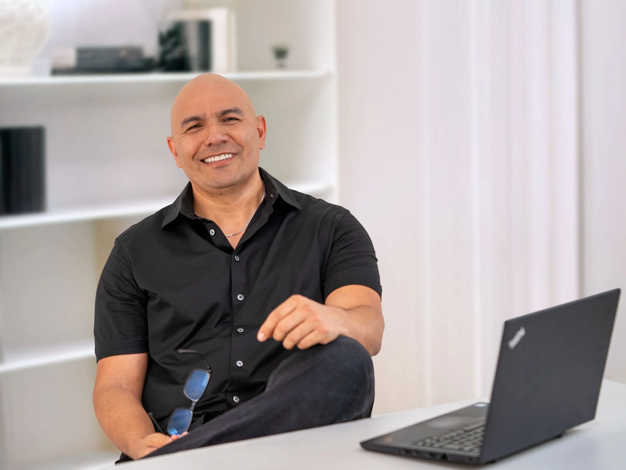 Professional portrait of a man in the office