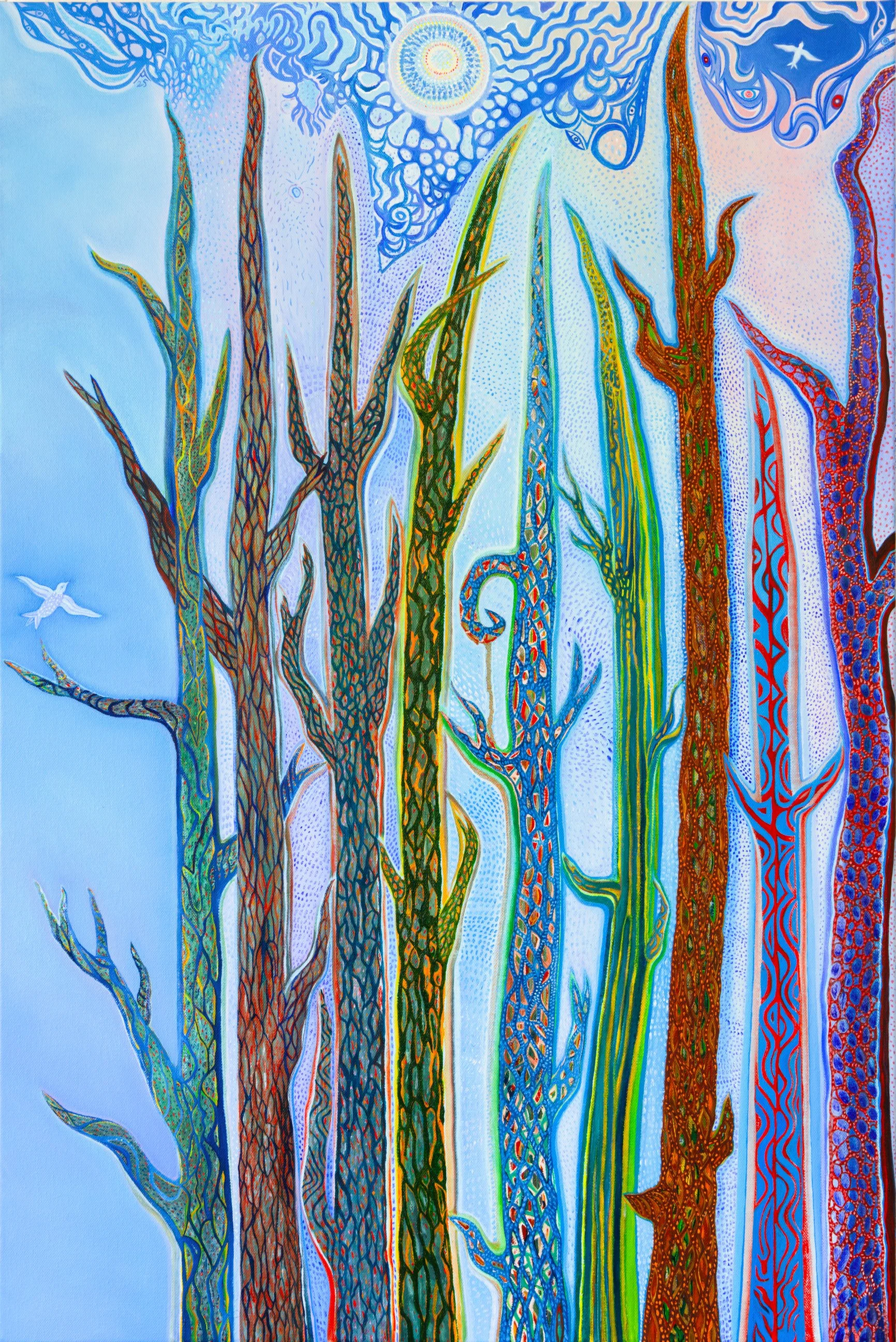 Trees - Painting - Art Photography