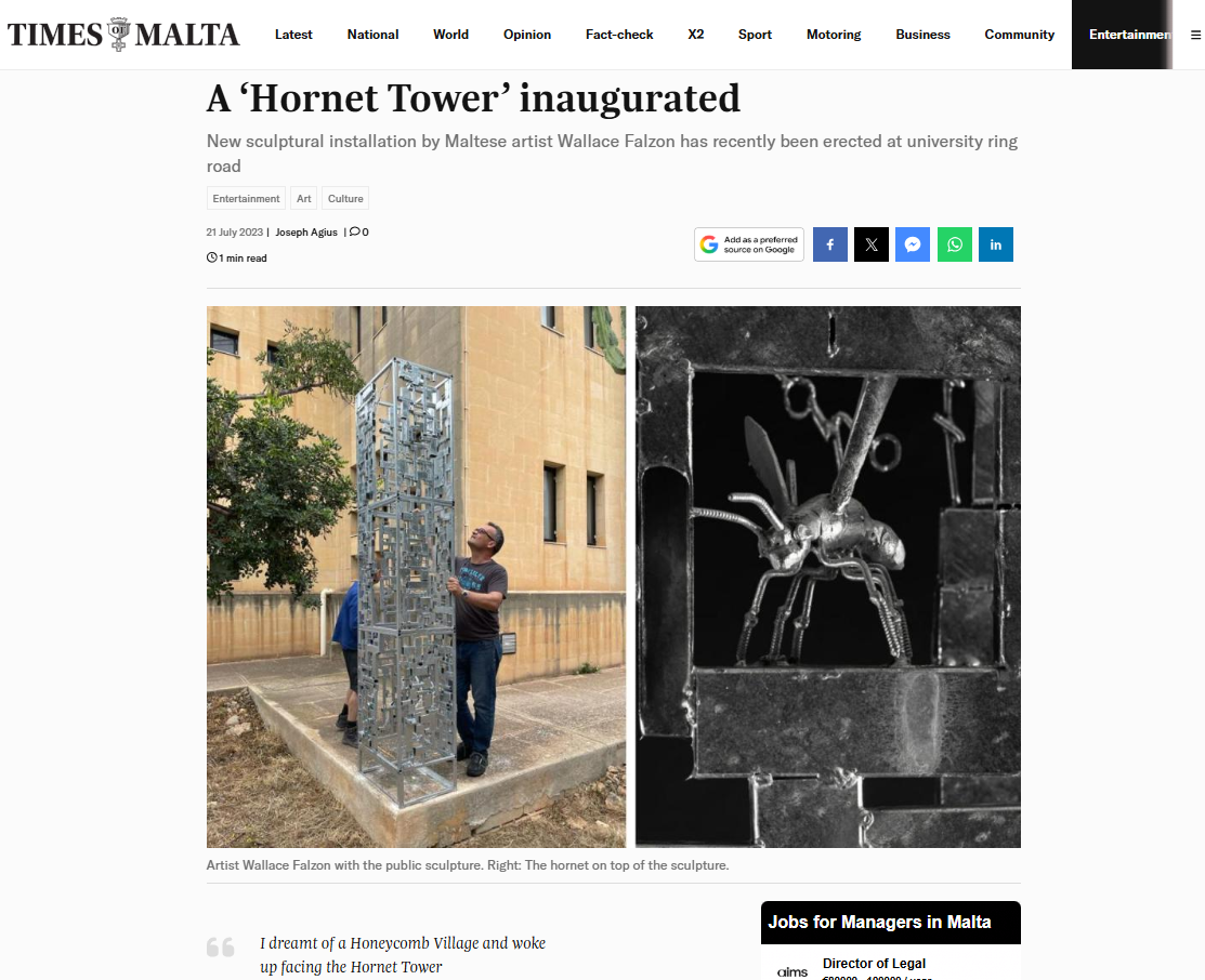 A ‘Hornet Tower’ inaugurated