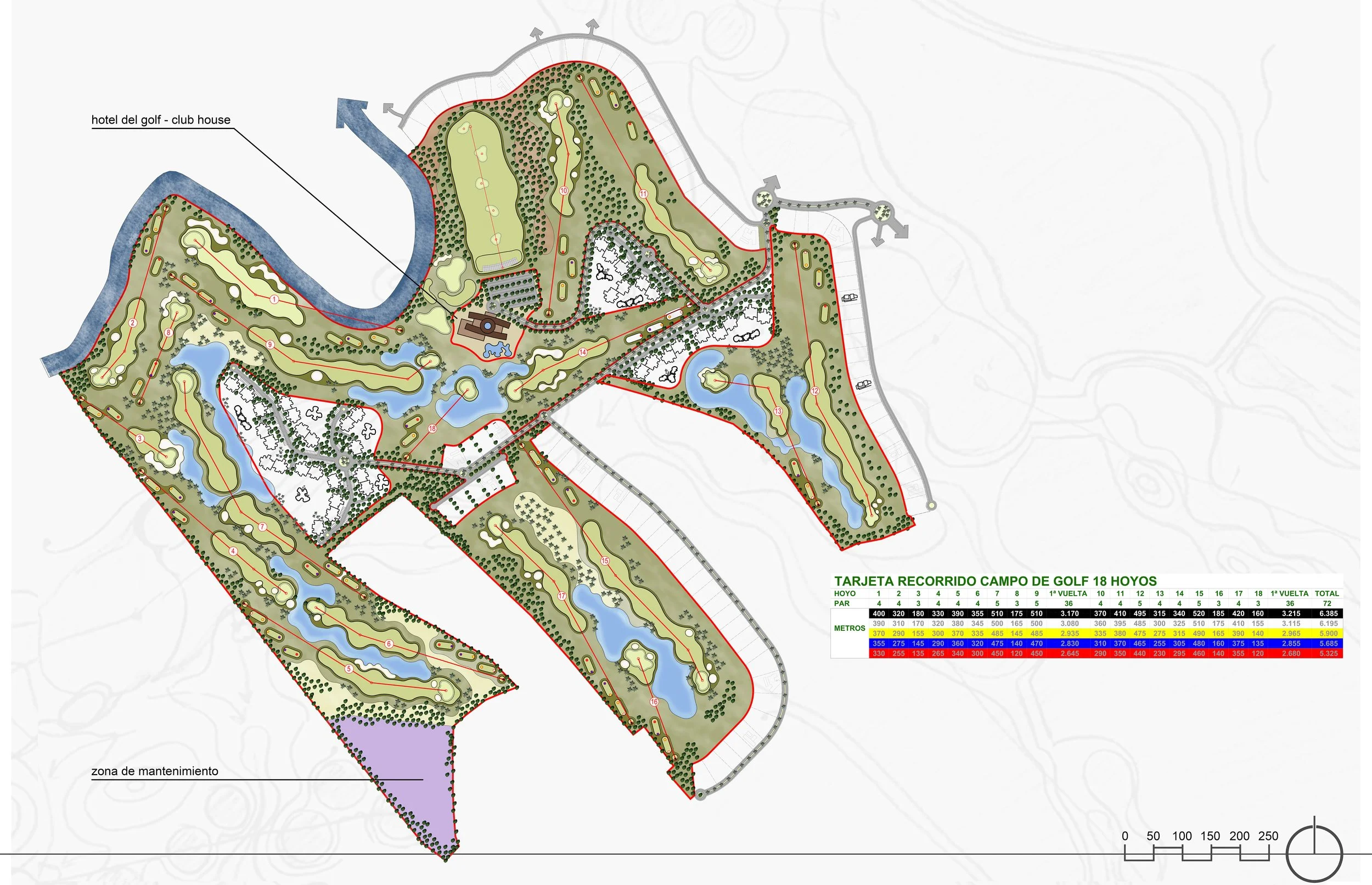 ROUTING PLAN- HACIENDA BARBARA - CAMPO DE GOLF 18 HOYOS - MACAO - R.DOMINICANA