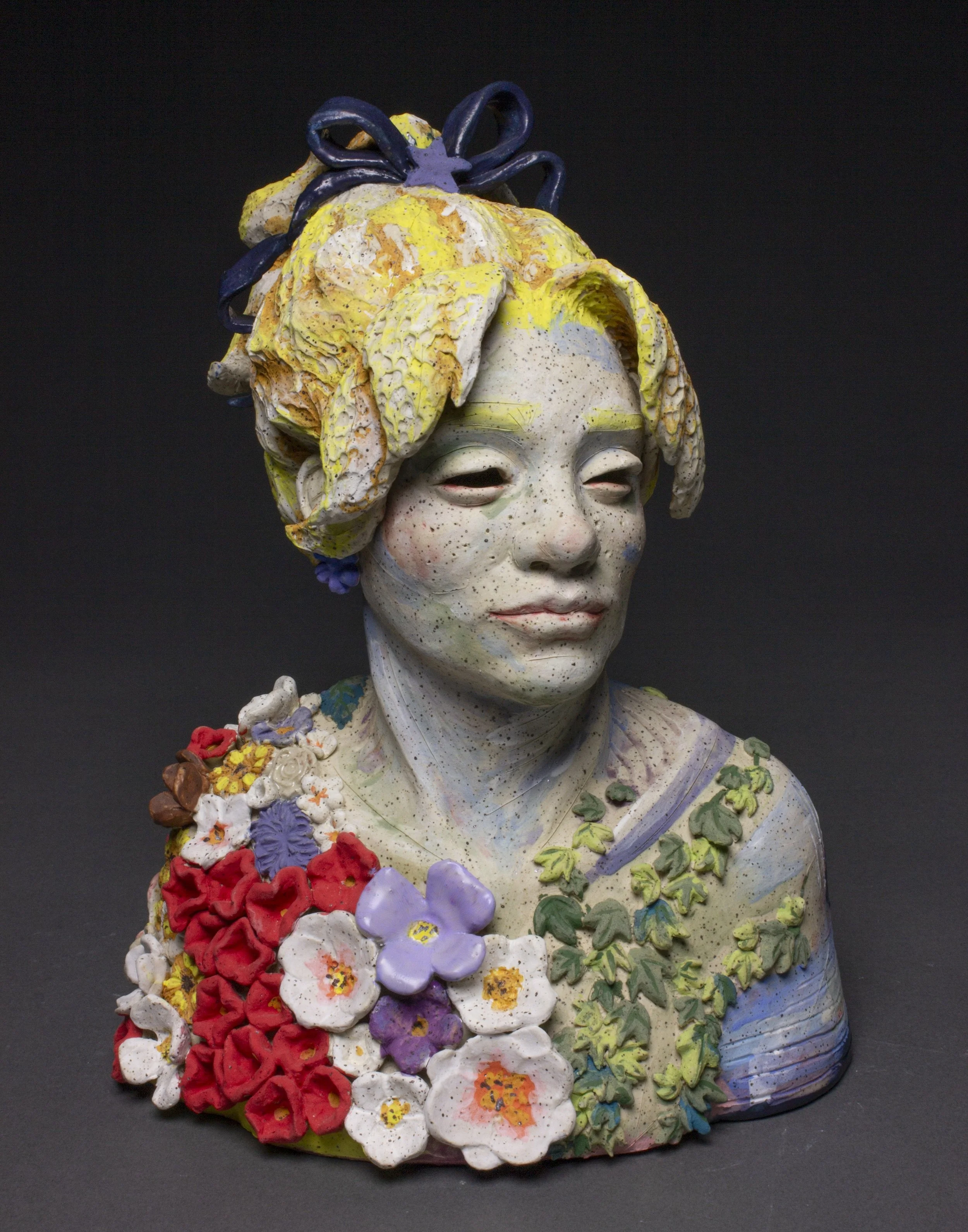 Golden Afternoon, 2024. Ceramic 10.5’’x9’’x9’’