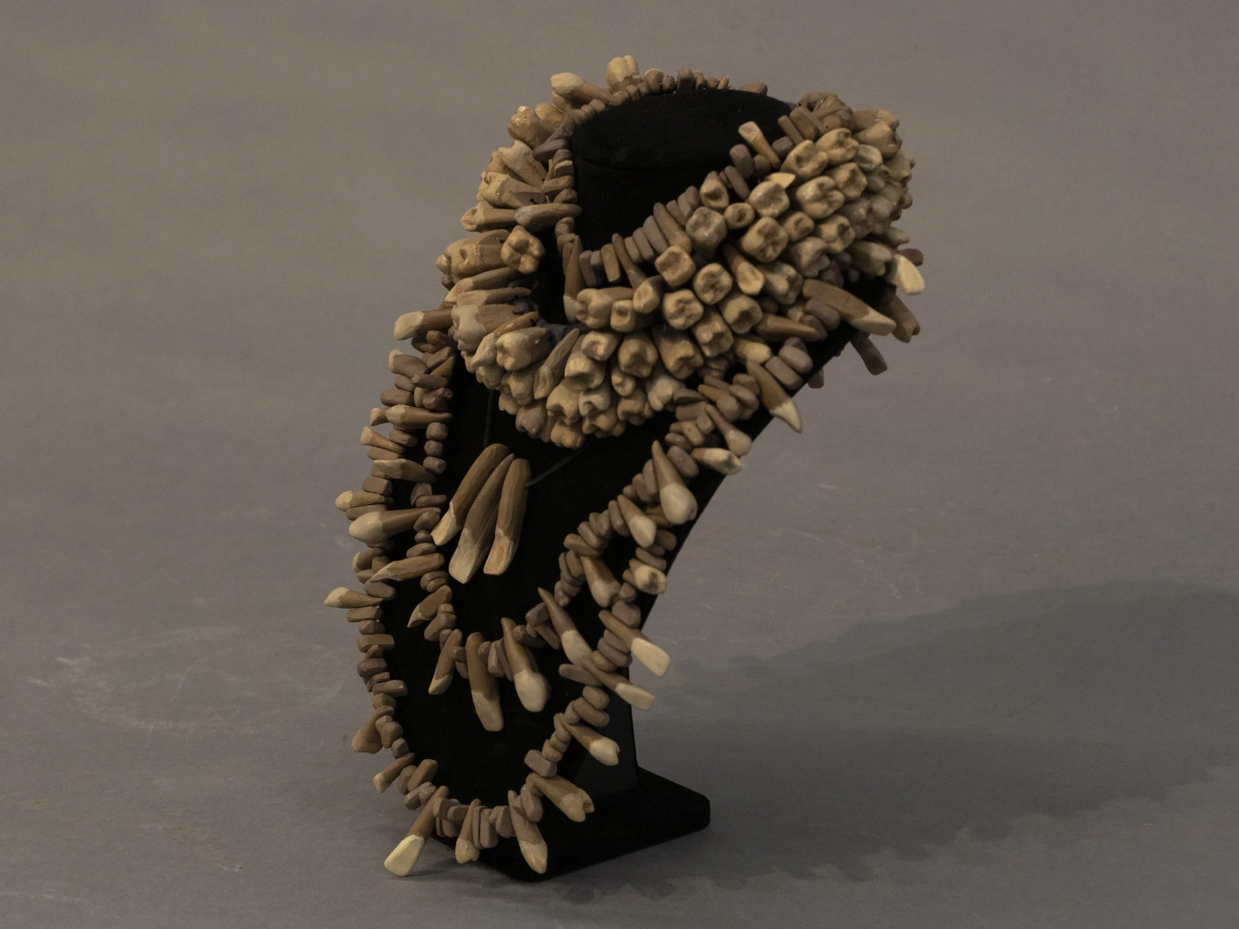 Armor, 2022 Casted resin, plastic, wire, fabric, and painted with acrylic.
20in x 12in x 8in