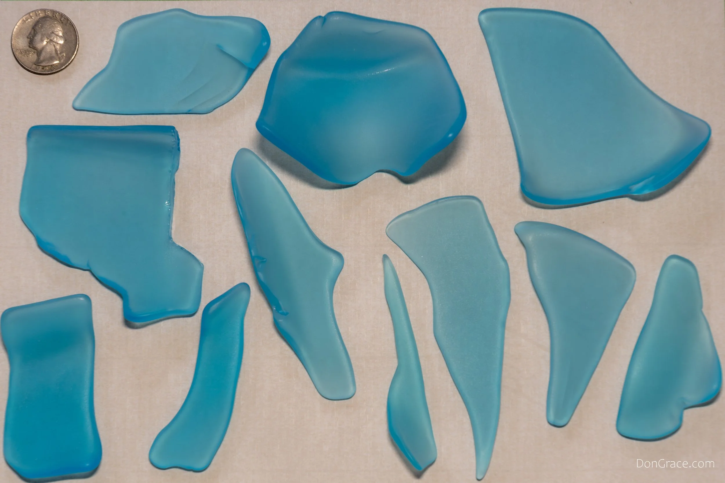 Aquamarine Large Sea Glass