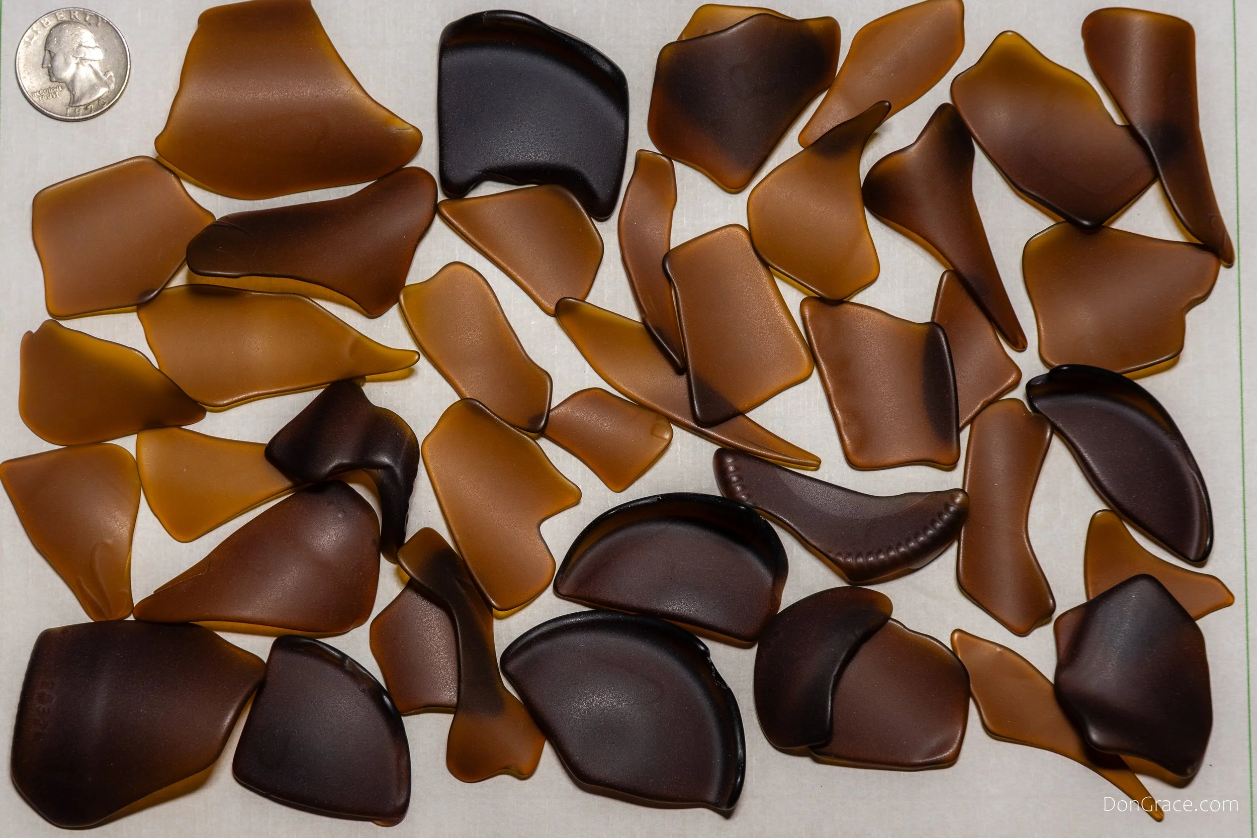 Brown Medium Sea Glass