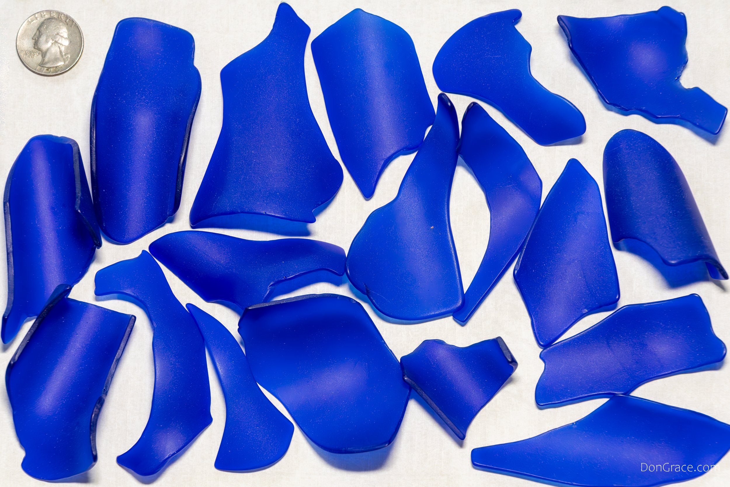 Cobalt Large Sea Glass