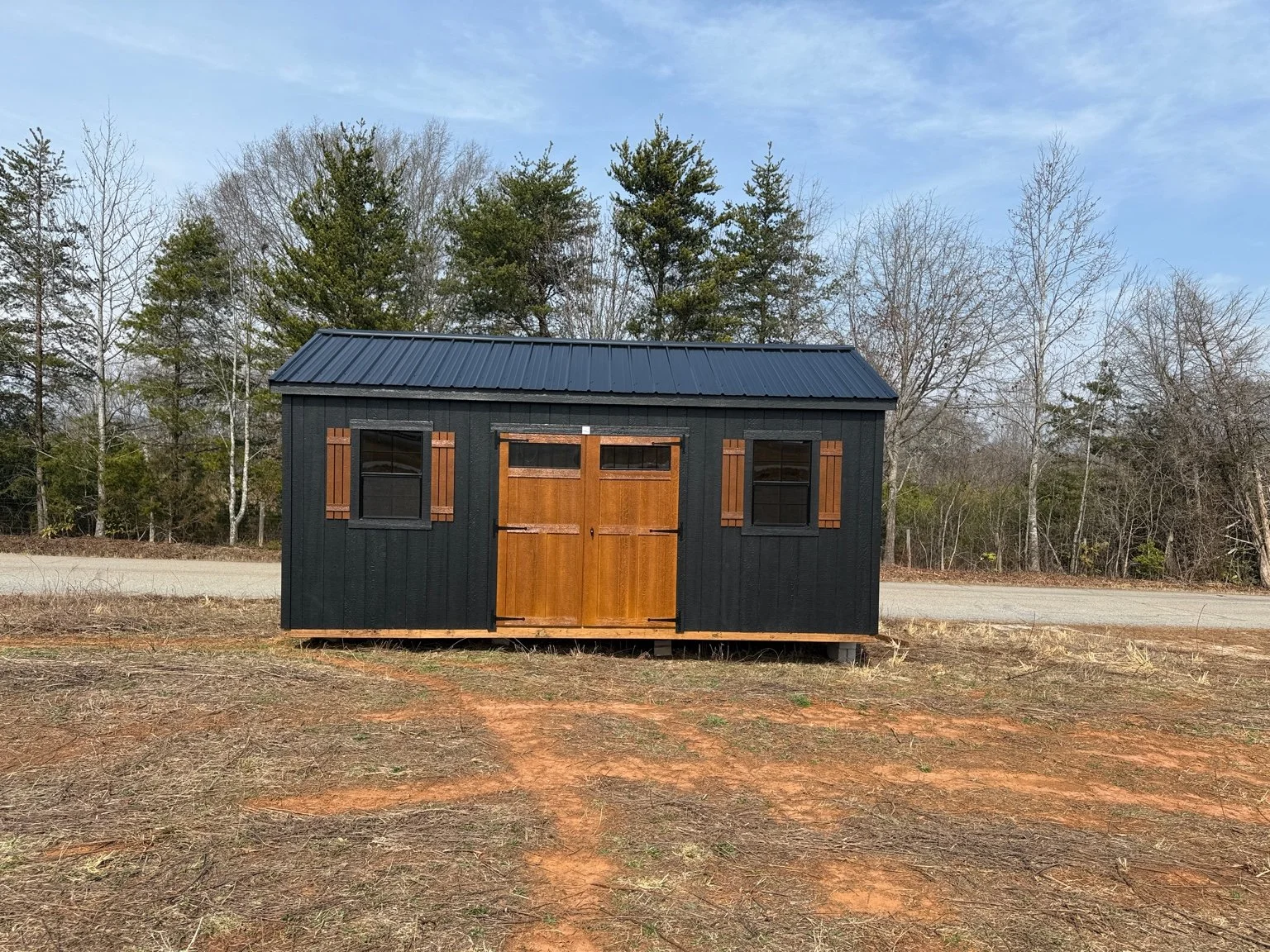 10x20 Finished Side Barn, perfect for Man-cave, She-shed, or Tiny House
