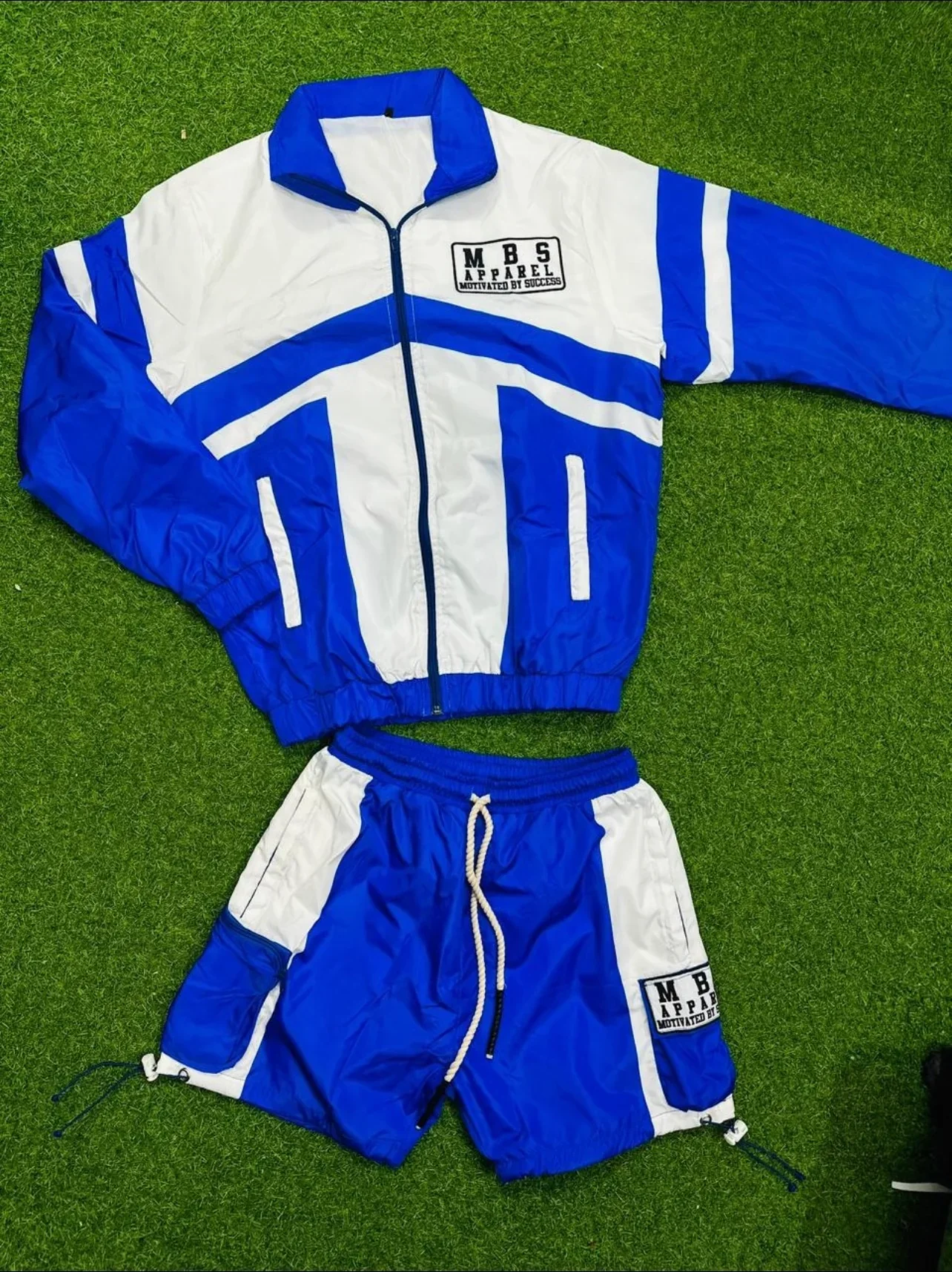 MBS Blue Windbreaker