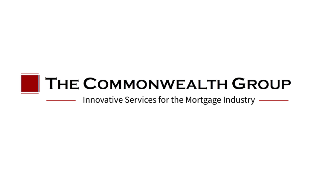 The Commonwealth Group logo with a red square and the text 'The Commonwealth Group' and tagline 'Innovative Services for the Mortgage Industry' on a white background.