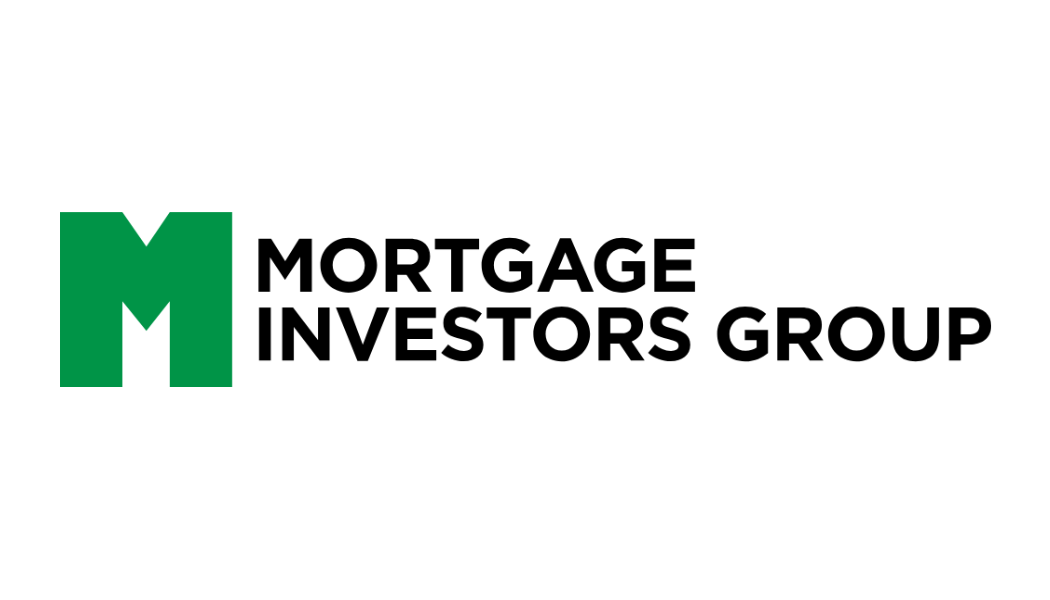 Logo of Mortgage Investors Group with a large green letter M and black text.