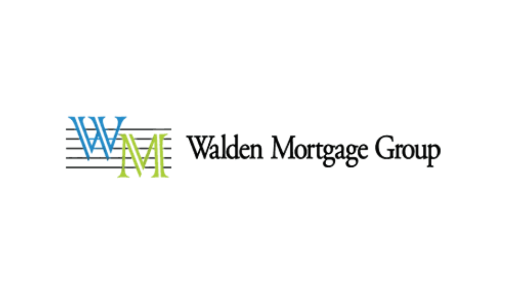 Walden Mortgage Group logo with blue and green initials and black text.
