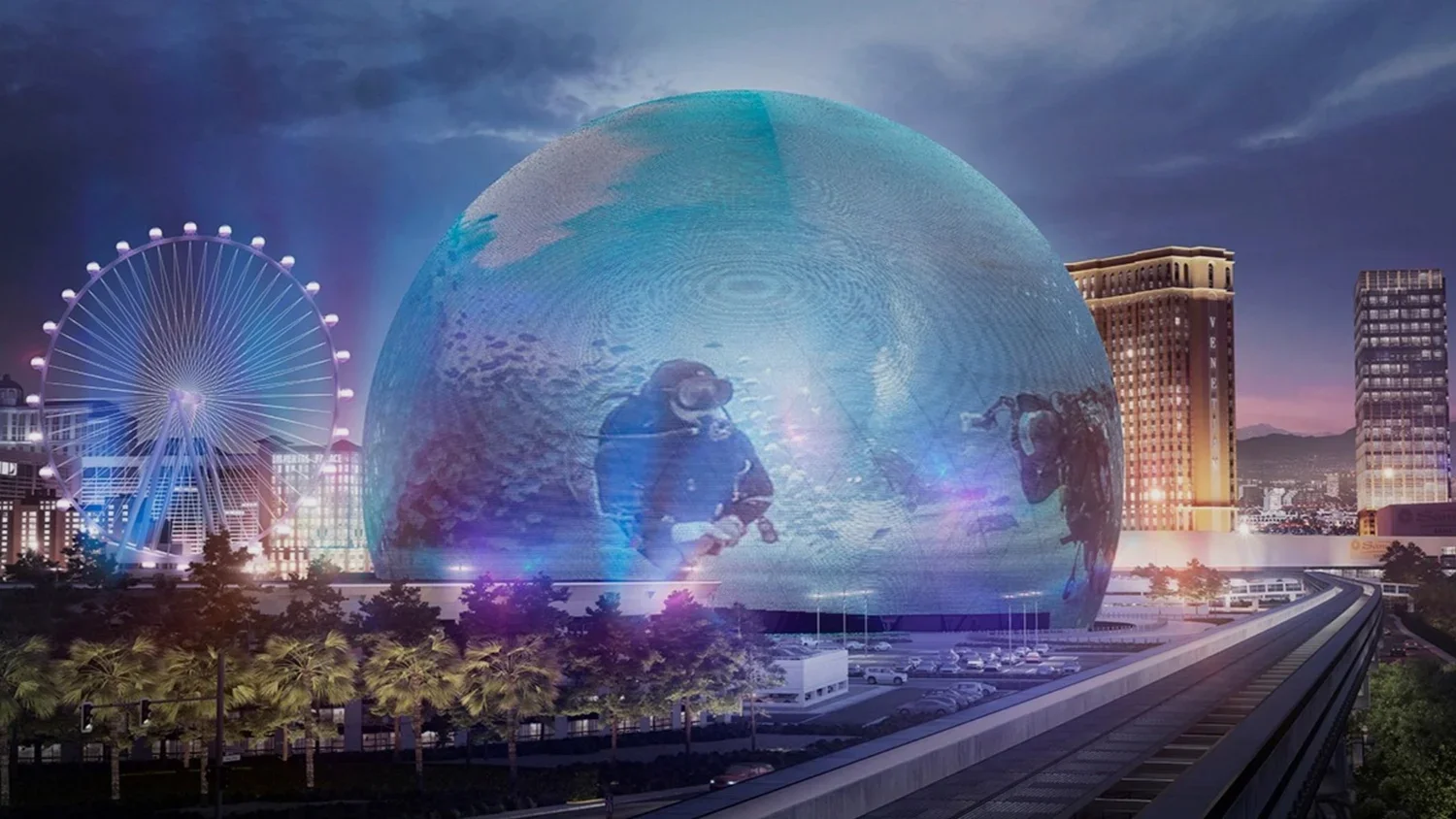 Las Vegas Sphere: Postcard from Earth