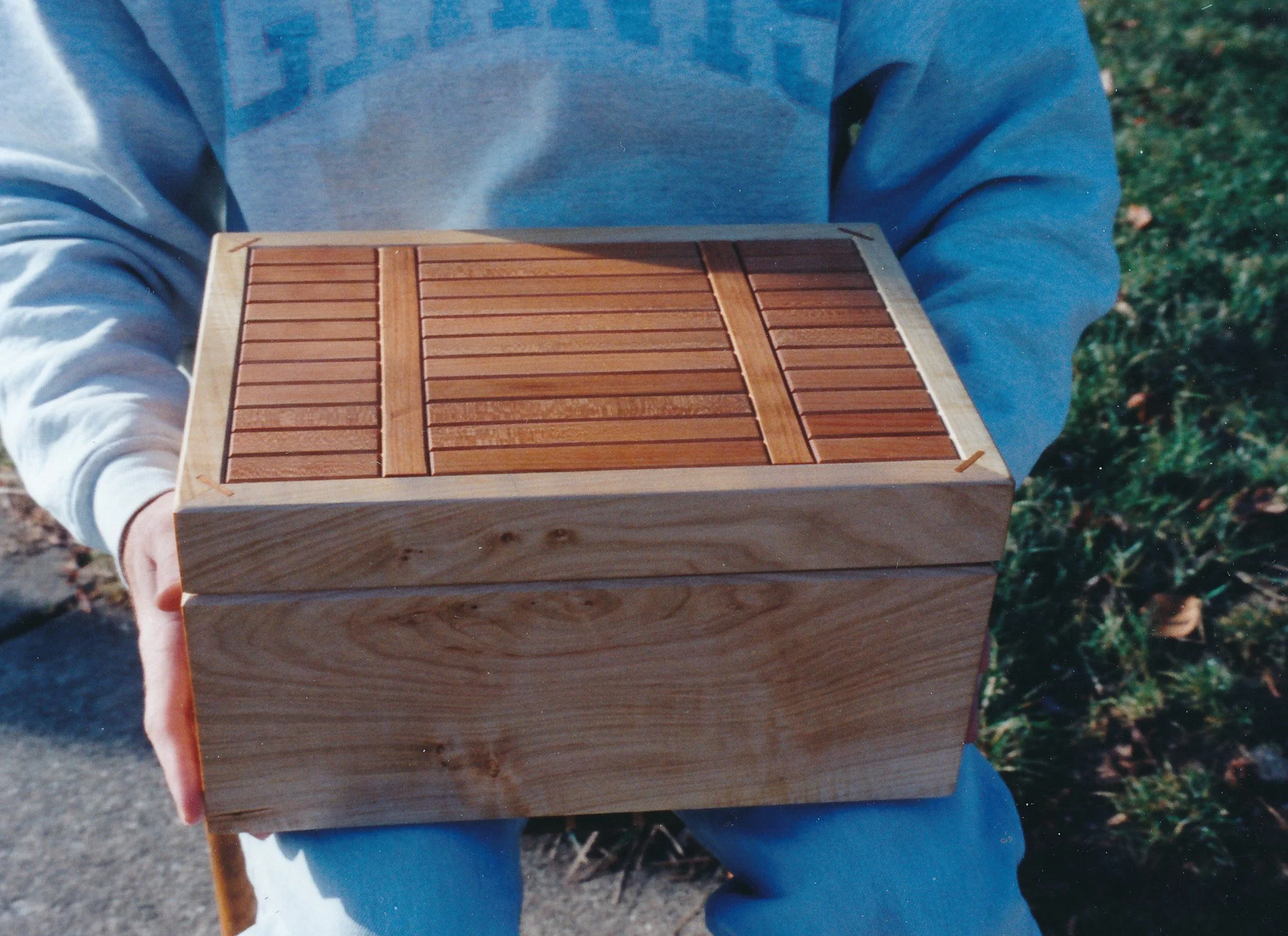 Jewelry Box with Parquet Top