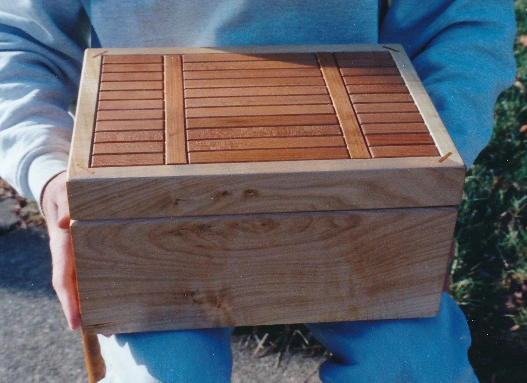 Jewelry Box with Parquet Top