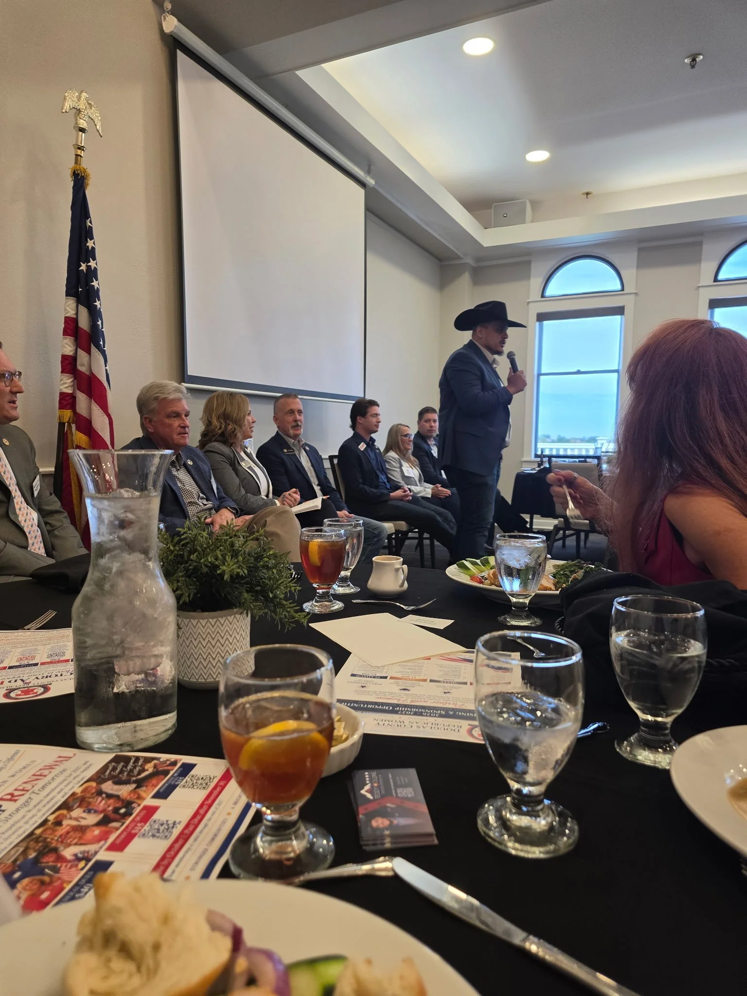 Teddy Collins for Colorado Senate District 4 speaking
