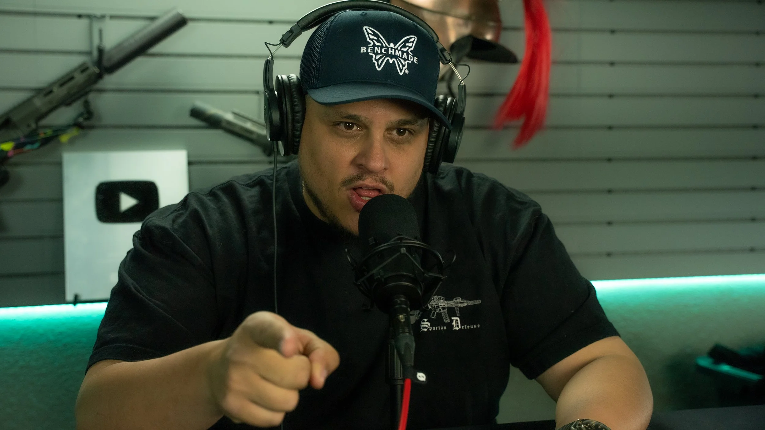 Teddy Collins, Candidate for Colorado State Senate District 4 sitting for a podcast interview.