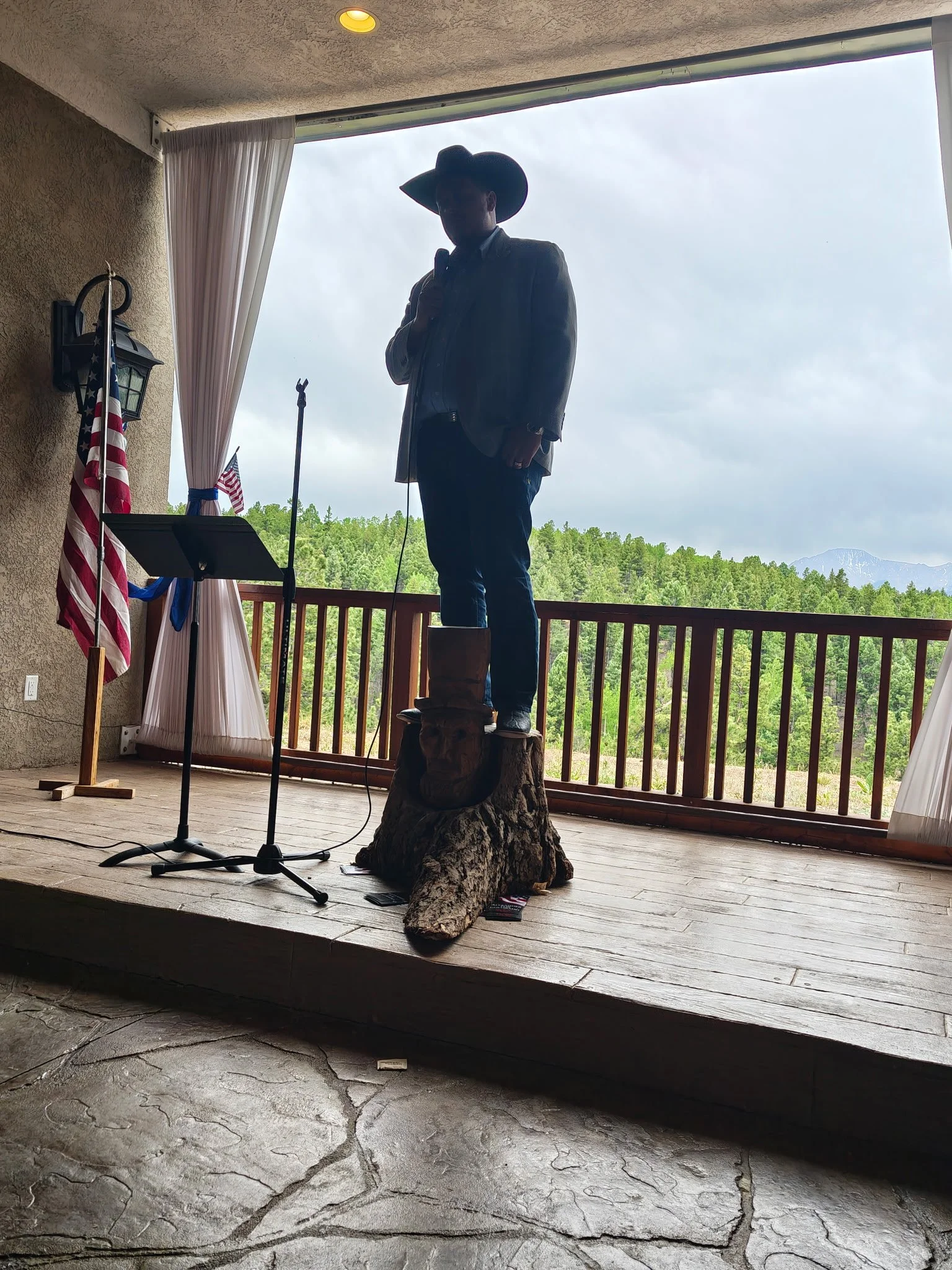 Teddy Collins for Colorado Senate District 4 speaking