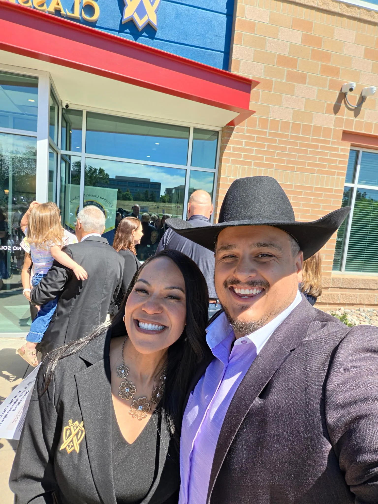 Teddy Collins for Colorado Senate District 4 and Wife