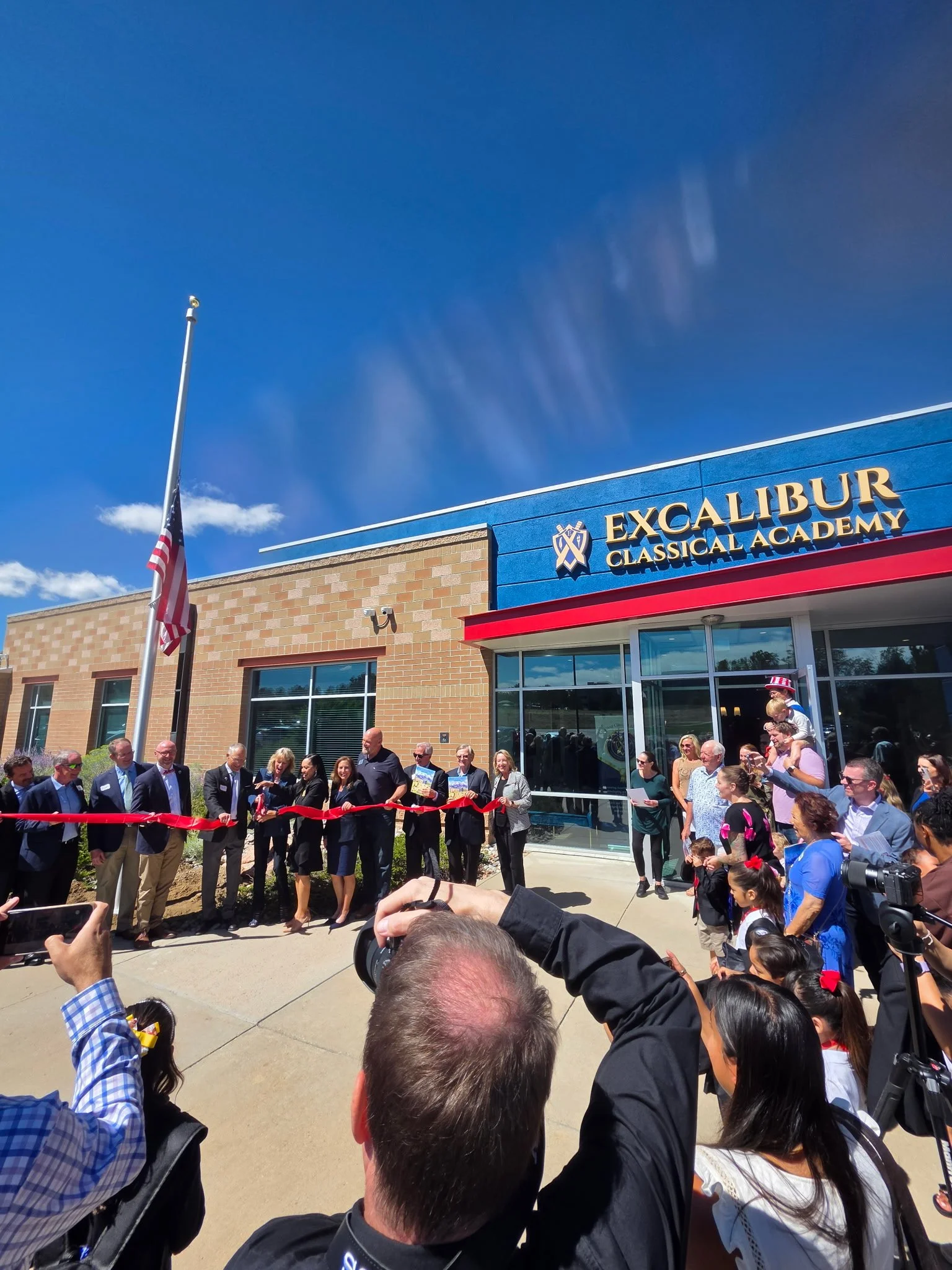 Teddy Collins for Colorado Senate District 4 ribbon cutting