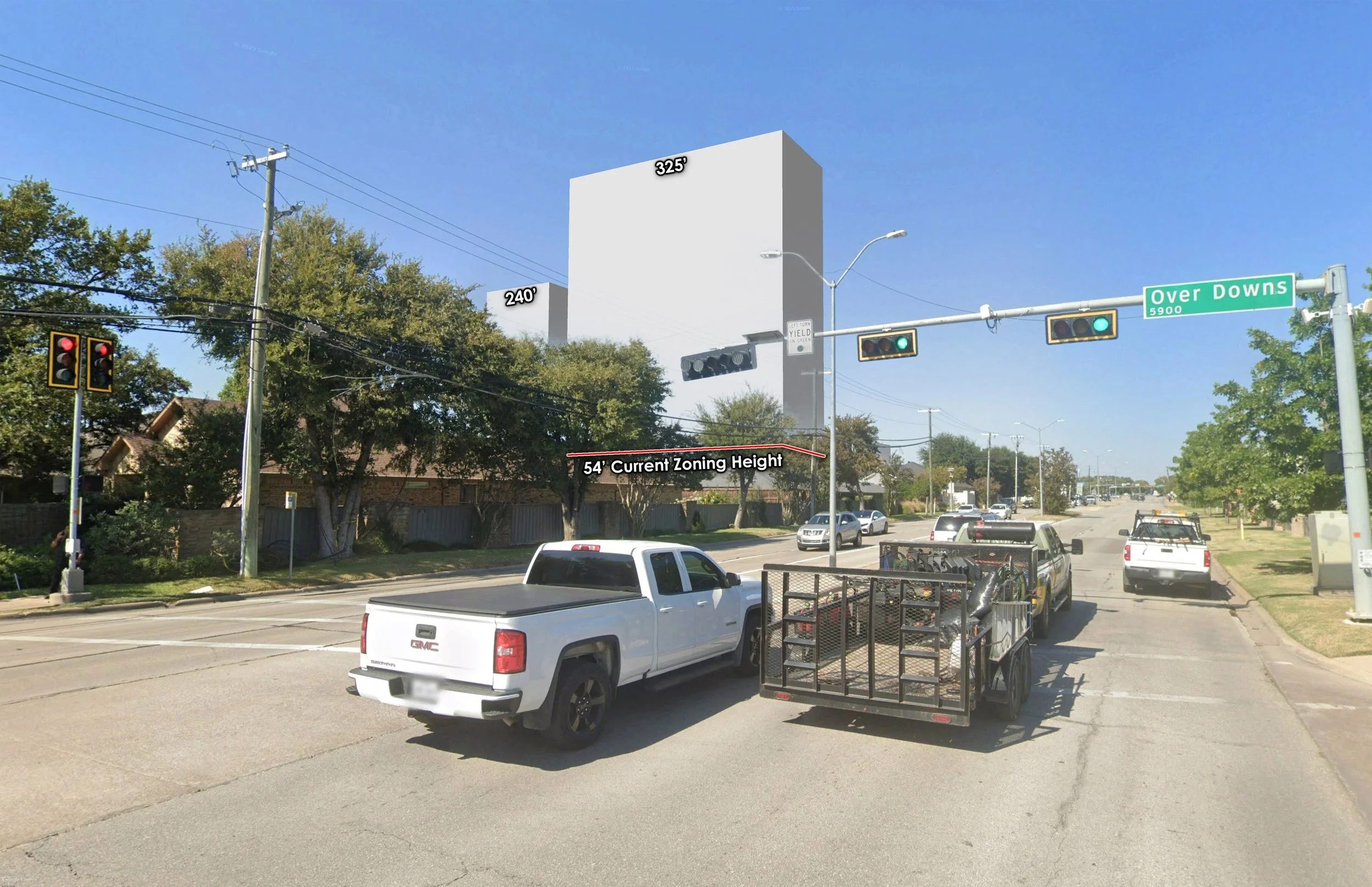 Overdowns Dr & Preston Rd View