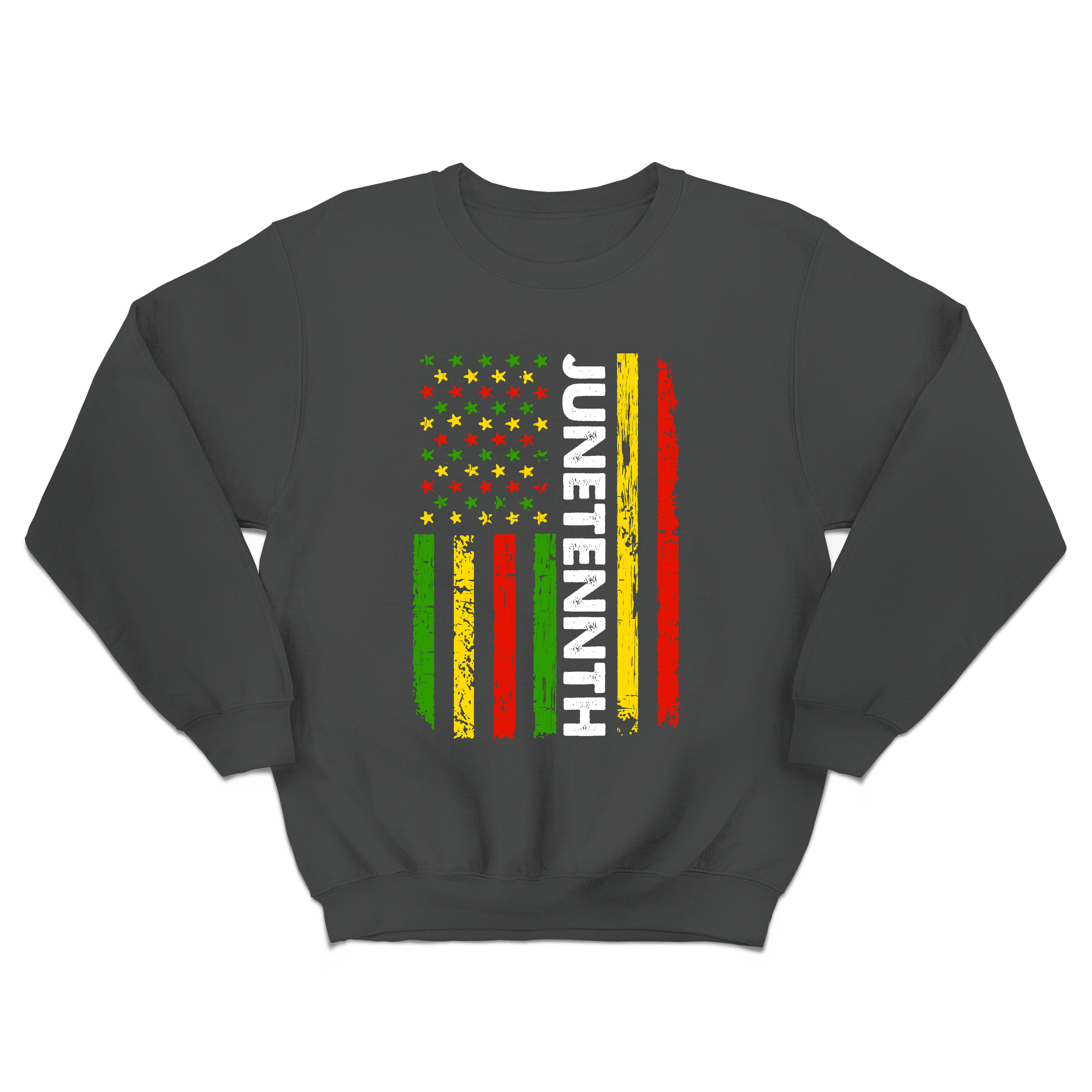 JUNETEENTH FLAG BLACK  SWEATSHIRT.png