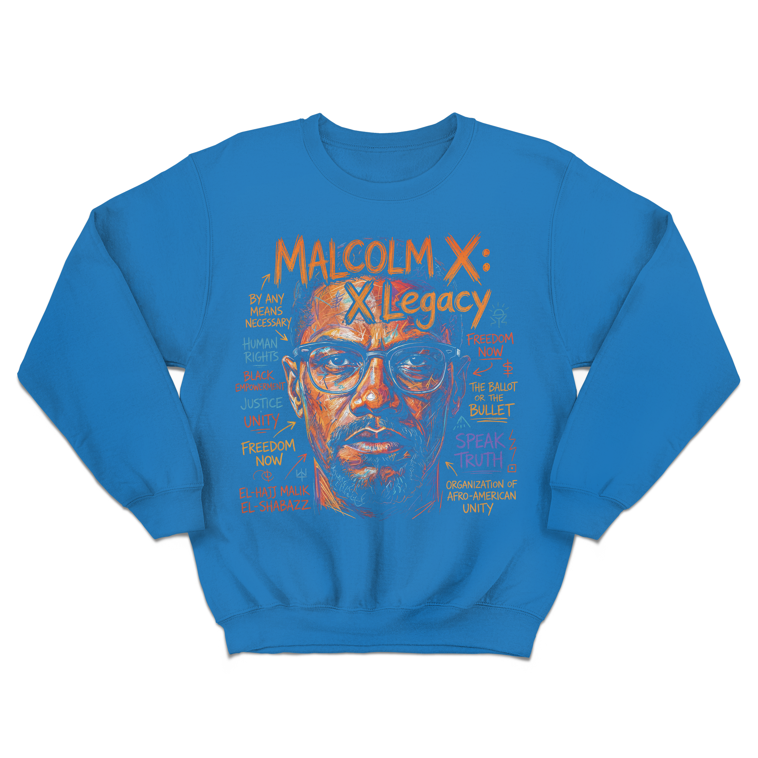 MALCOLM X SWEATSHIRT ROYALpng.png