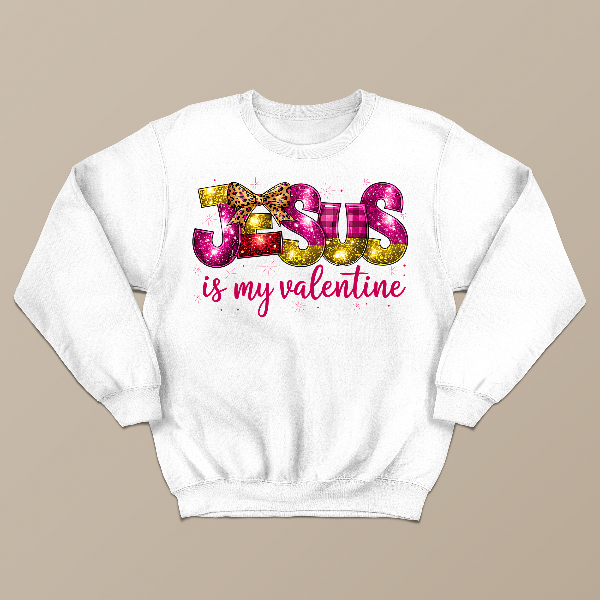 JESUS IS MY V SWEATSHIRT WHITE.png