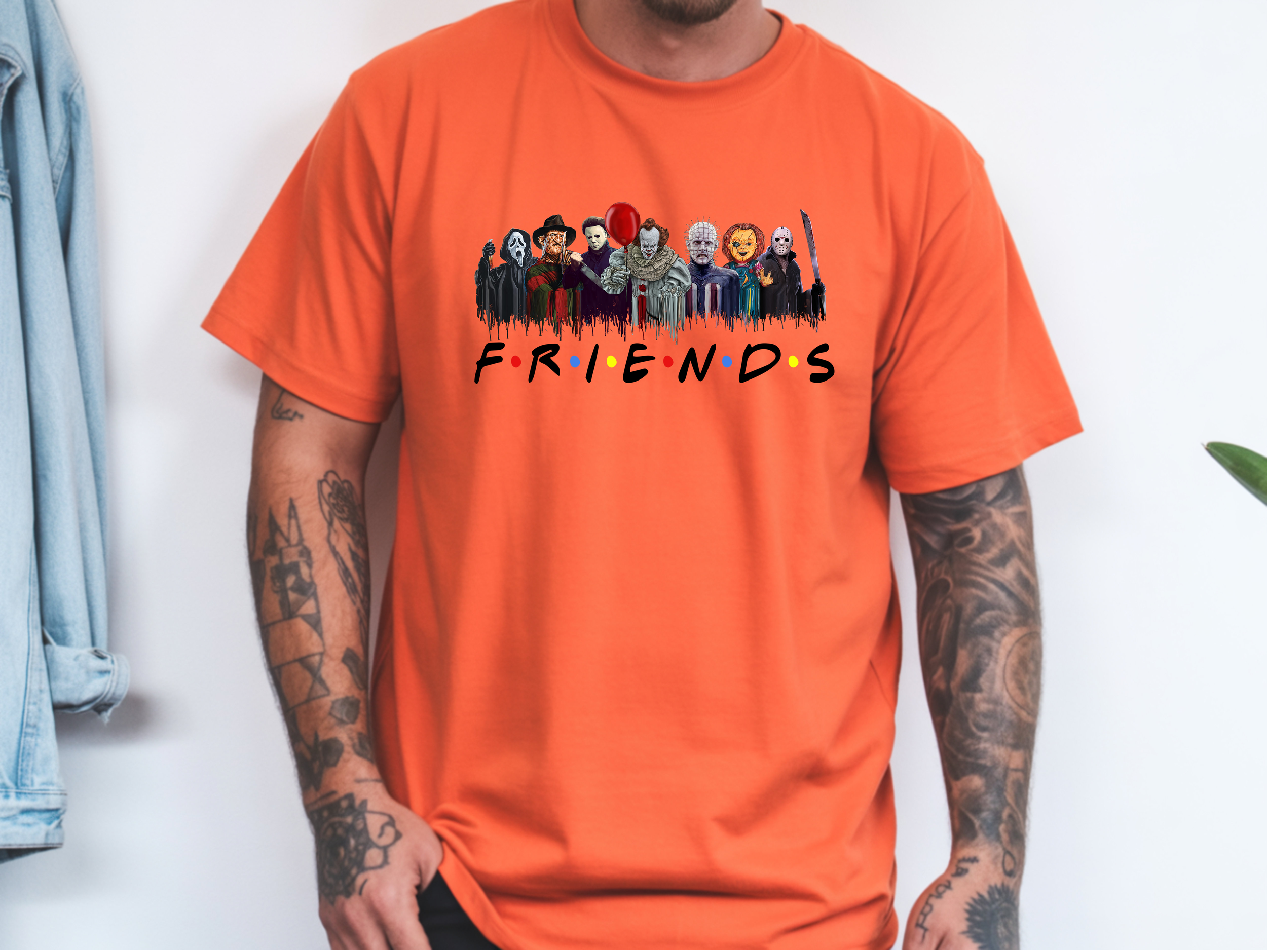Horror Friends Parody T-Shirt