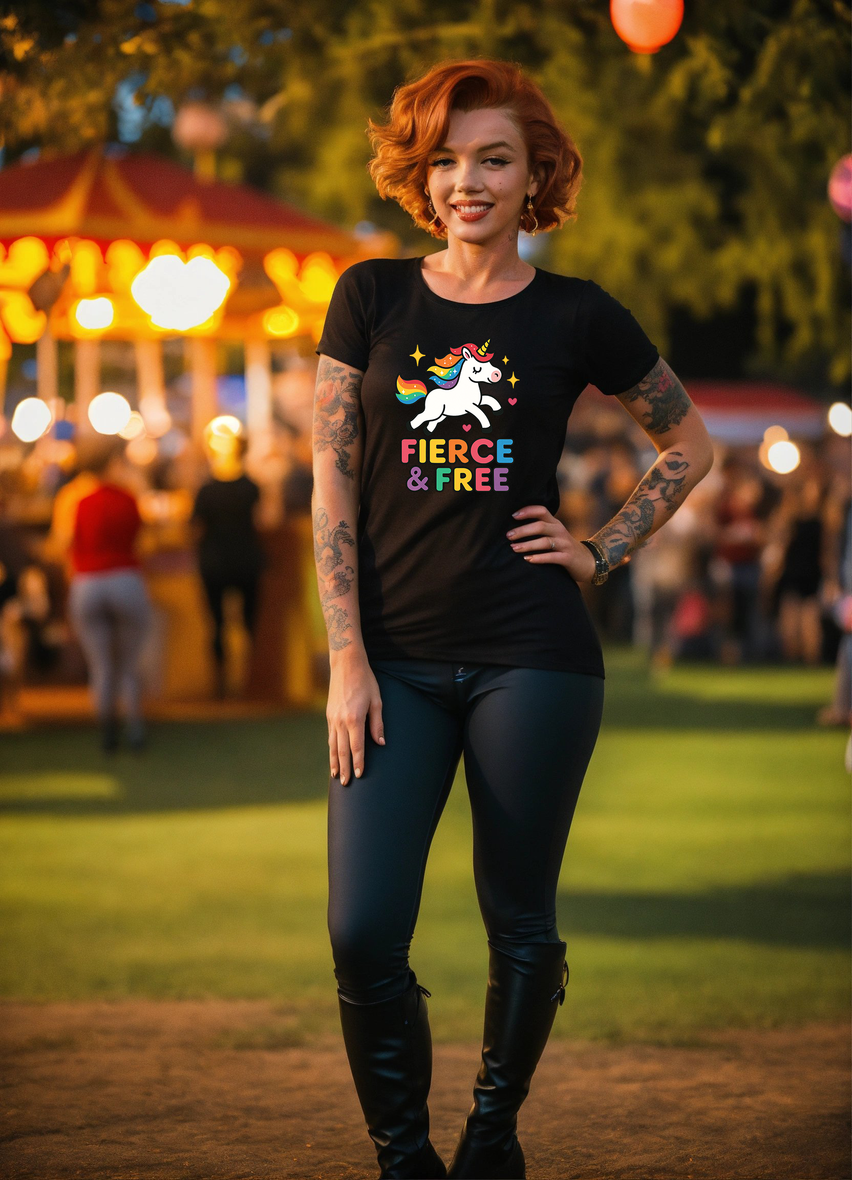 Fierce & Free Unicorn T-Shirt